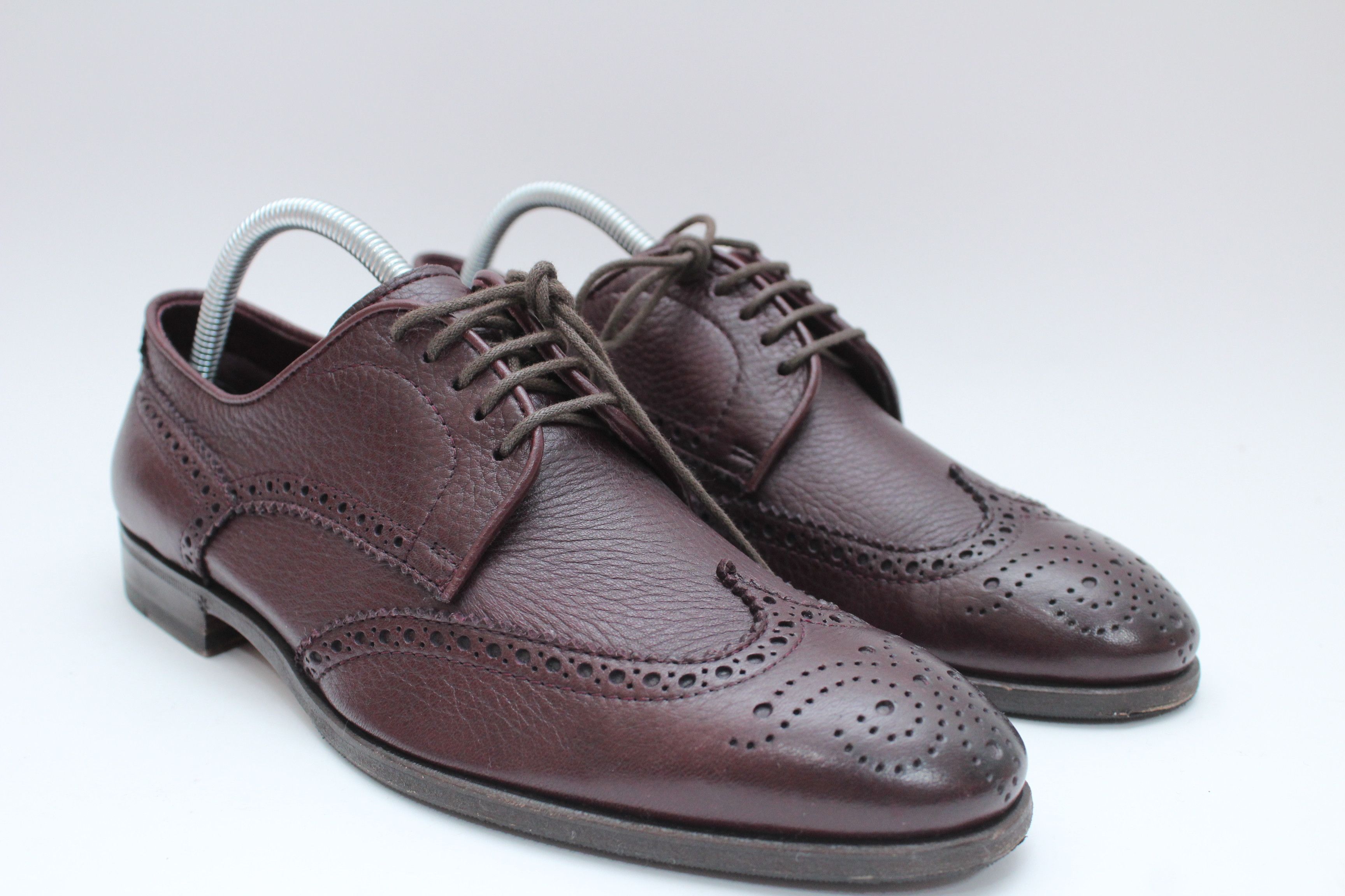 Leather HDSN Baracco Casual Leather Shoes Size 40 Made In Italy Size US 7 / EU 40 - 4 Thumbnail