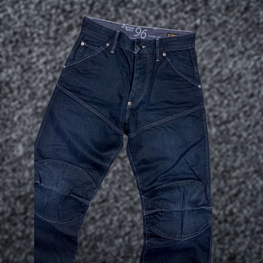 G-Star G Star Raw 5620 Vintage Denim Double Knee Pants Jeans Size 29 Blue Cotton Denim Men Regular Waist 29 Inseam 32 Vintage Size US 29 - 1 Thumbnail