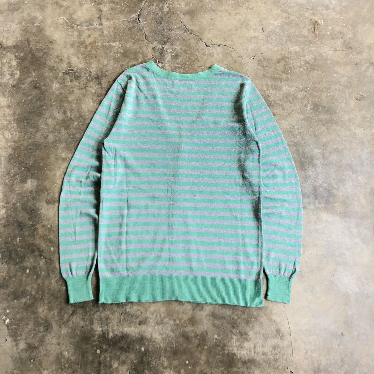 Ne-Net Vintage Issey Miyake Ne-Net Cat Logo Stripe Cardigan Size US S / EU 44-46 / 1 - 7 Thumbnail
