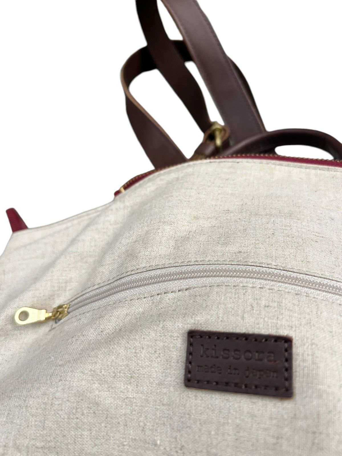 Leather Kissora Japan Scratches Patina Leather Mini Backpack Bag Size ONE SIZE - 23 Thumbnail