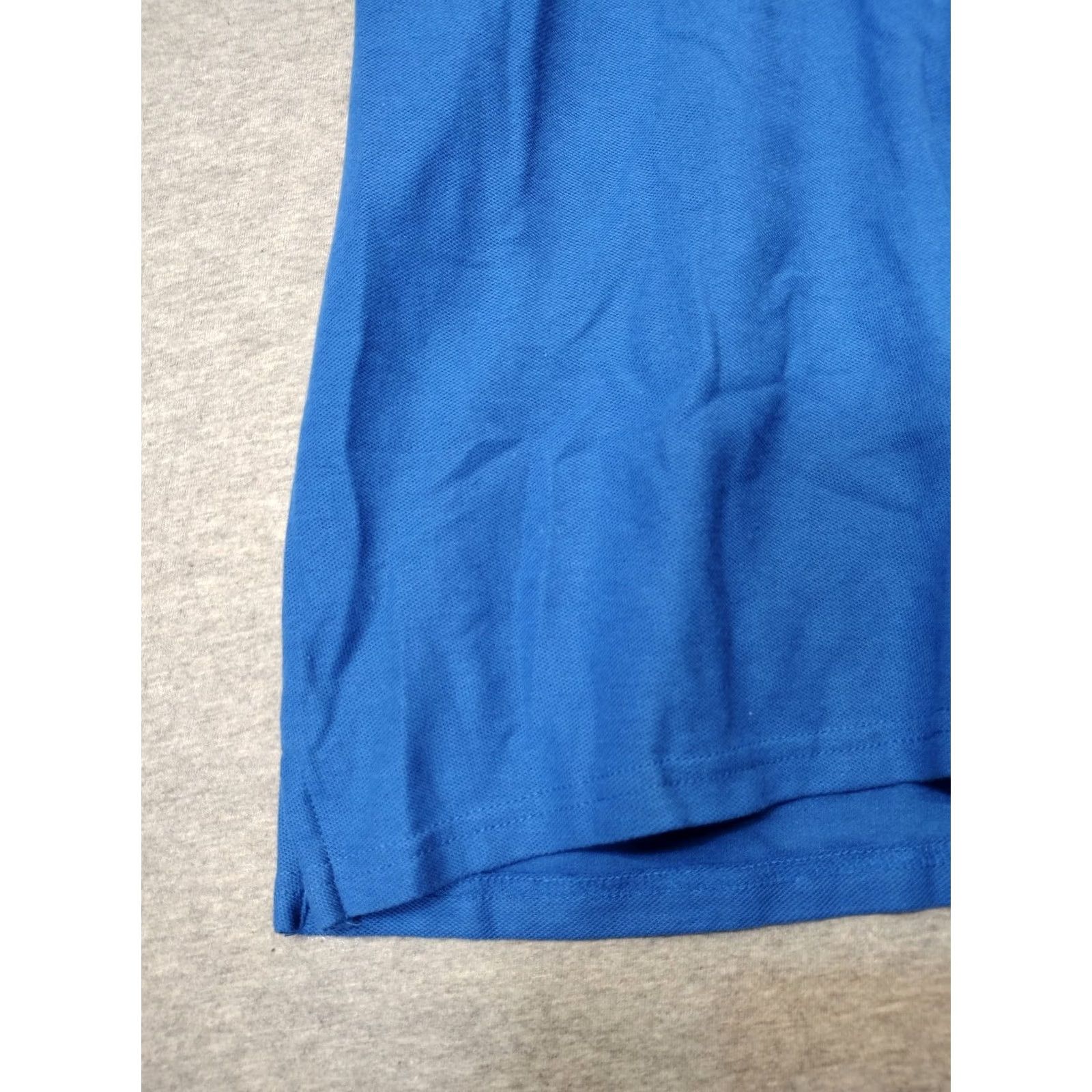 Jerzees Jerzees Polo Shirt Men Color Blue Size 3XL Shirt Regular Blue 3XL Polo Shirt Mens 80s 90s Easy Care Jersey Short Sleeve Cotton Blend Polyester Size US XXL / EU 58 / 5 - 4 Thumbnail