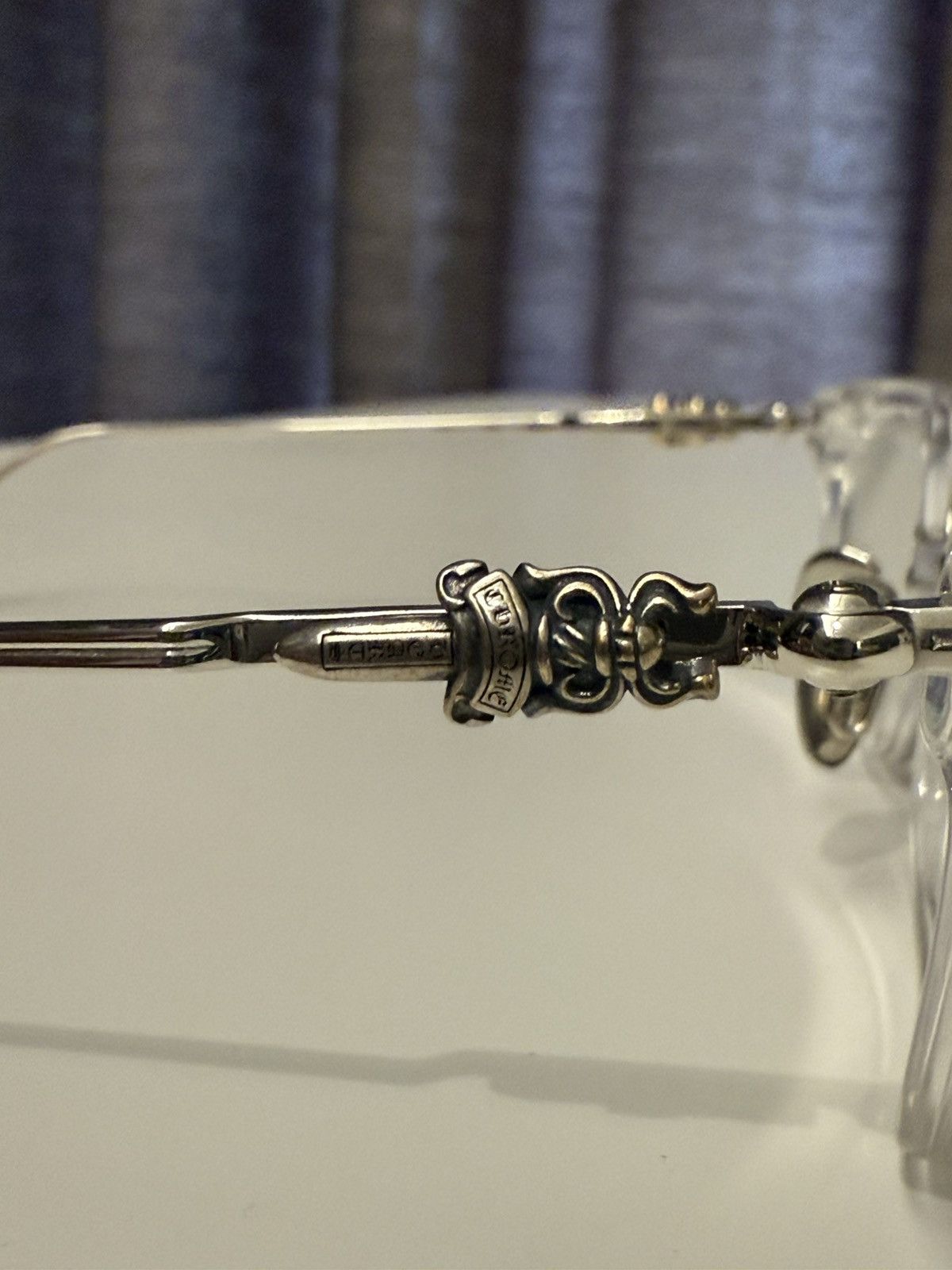 Chrome Hearts Chrome Hearts Dagger Glasses Black Size ONE SIZE - 1 Thumbnail