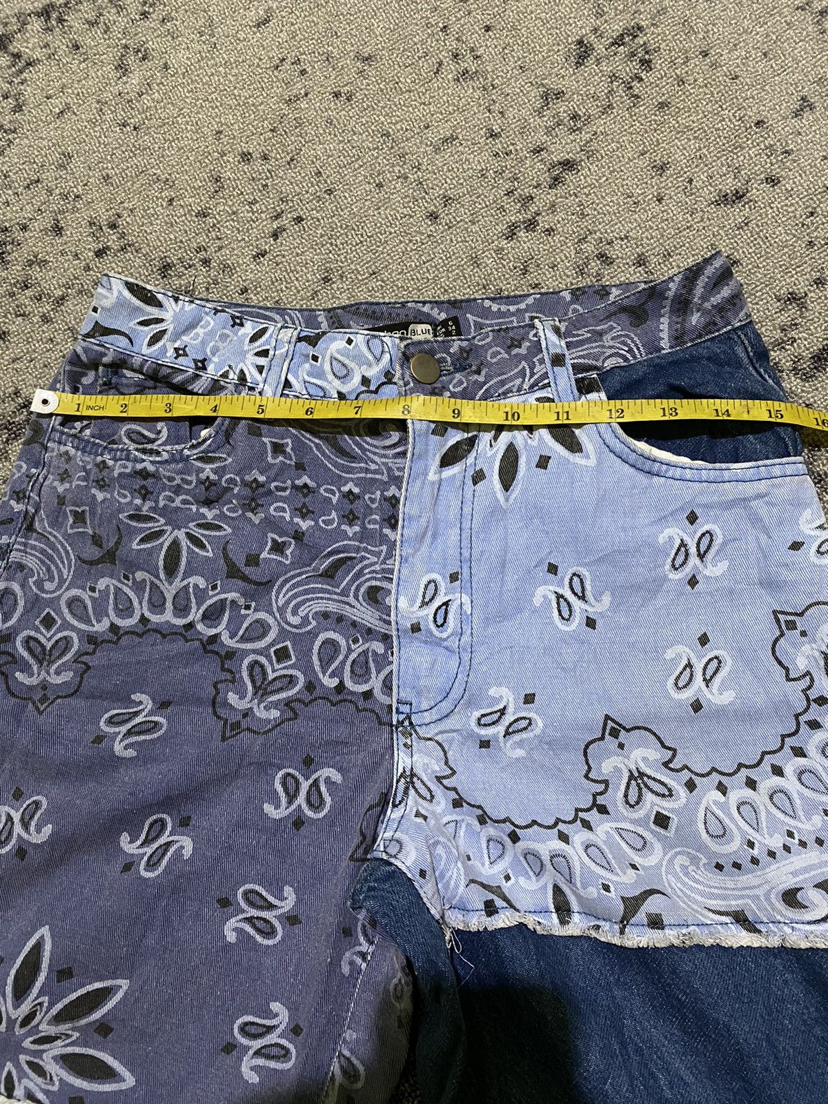 Hysteric Glamour Y2k boohoo blue “Kapital style” paisley pants Size US 30 / EU 46 - 10 Thumbnail