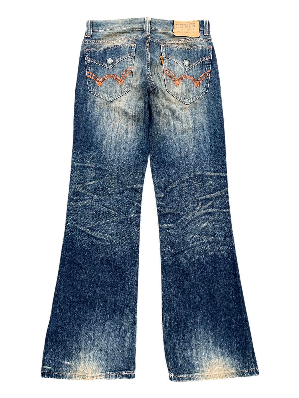 Edwin FLARE VINTAGE EDWIN NAVAJO RUSTY JAPANESE DISTRESSED DENIM Size US 34 / EU 50 - 2 Thumbnail