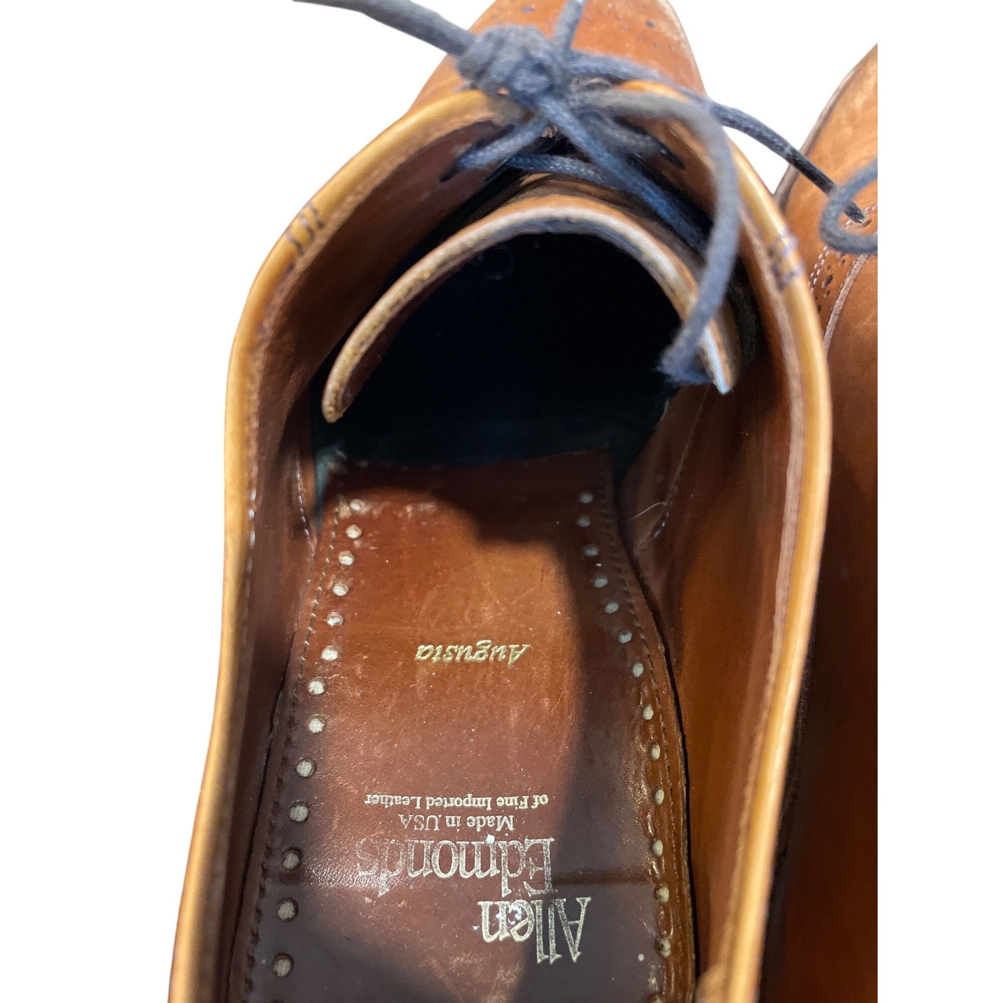 Allen Edmonds Allen Edmonds Augusta mens USA VTg brown leather oxford dre Size US 8.5 / EU 41-42 - 7 Thumbnail