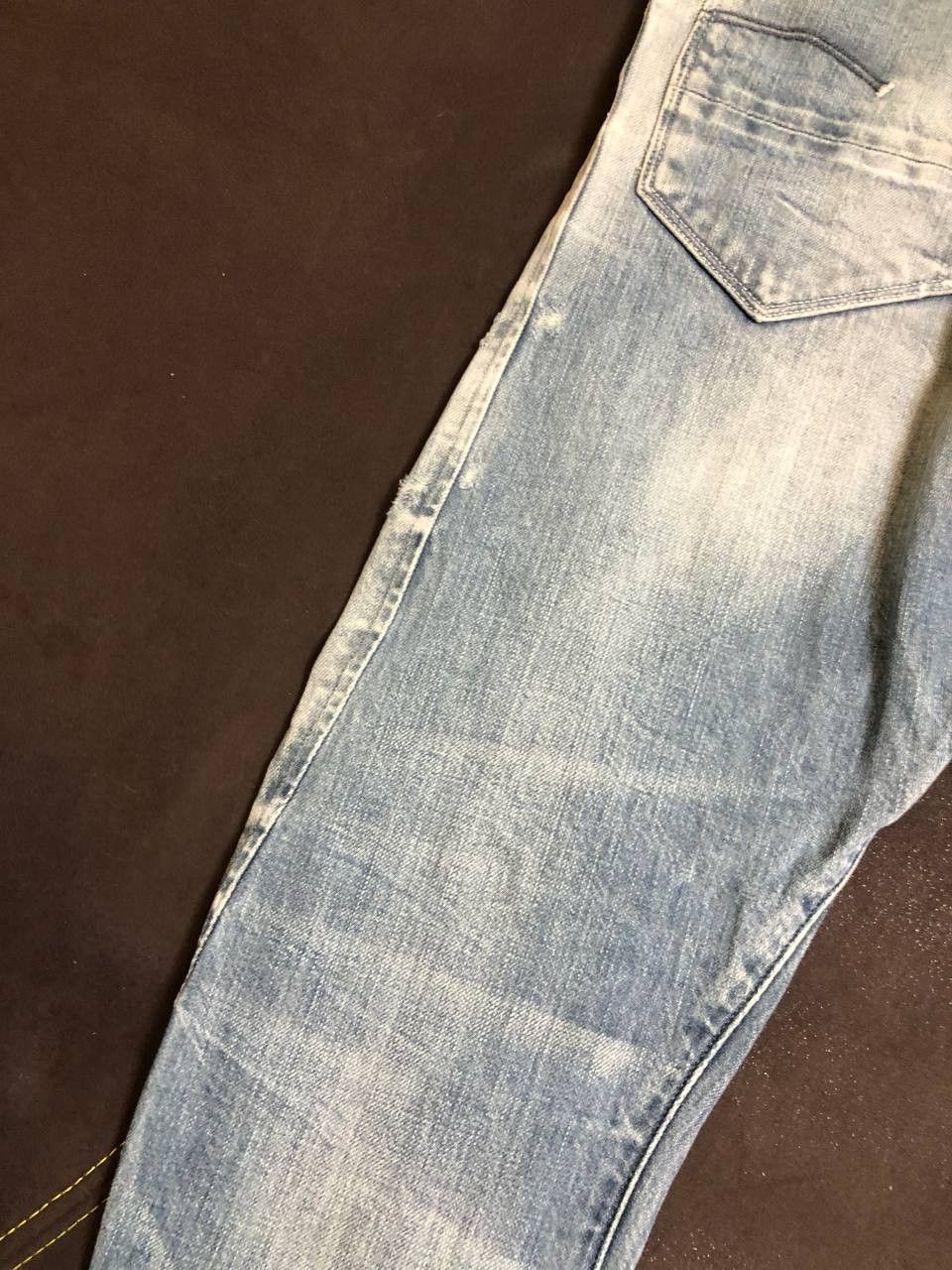 G-Star G-Star Raw Jeans Mens 3D Slim Button Fly Moto Denim Size US 29 - 19 Thumbnail