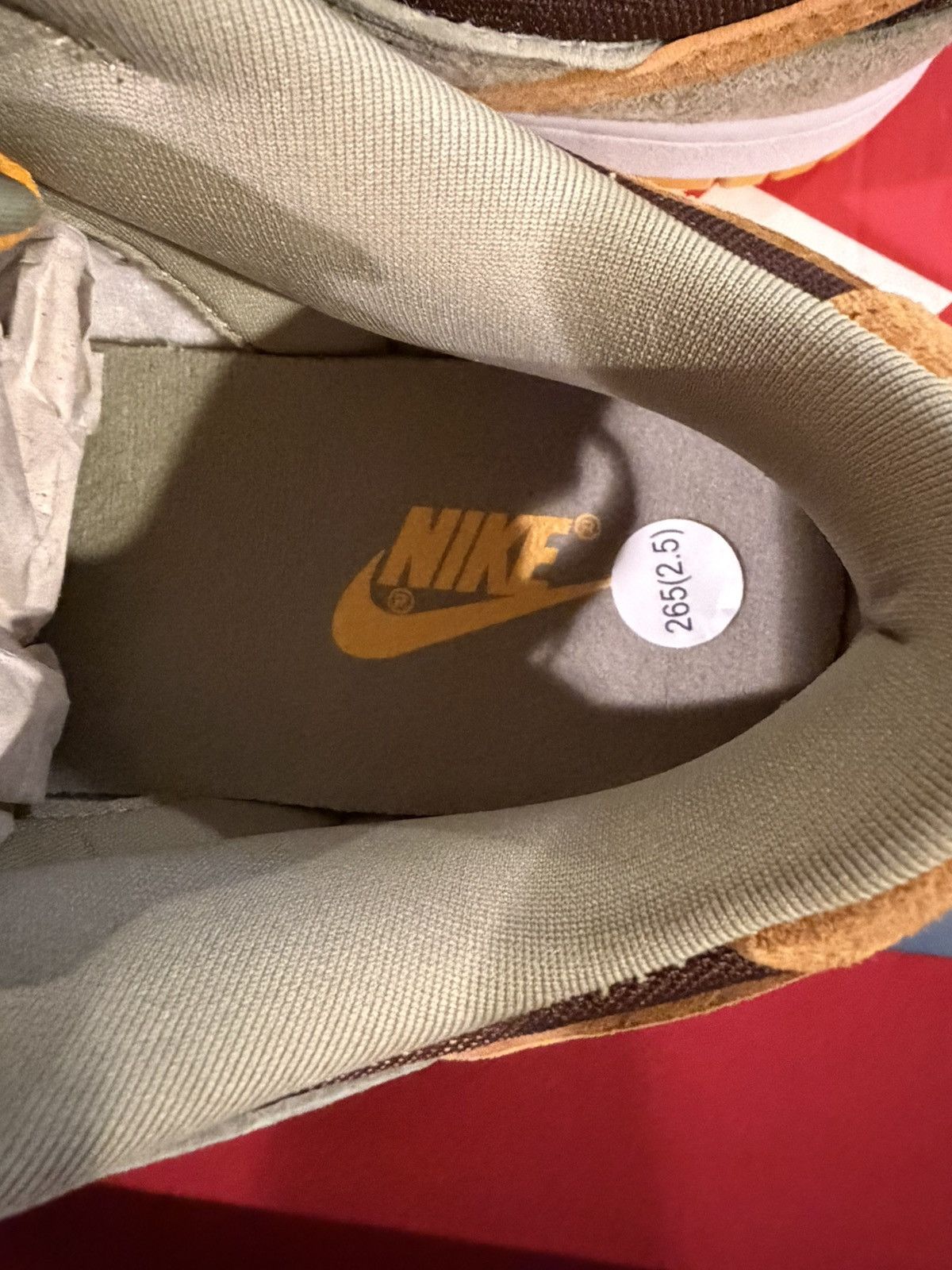Nike Nike Dunk Low SE Dusty Olive Size 8.5 Replacement Box Size US 8.5 / EU 41-42 - 4 Thumbnail