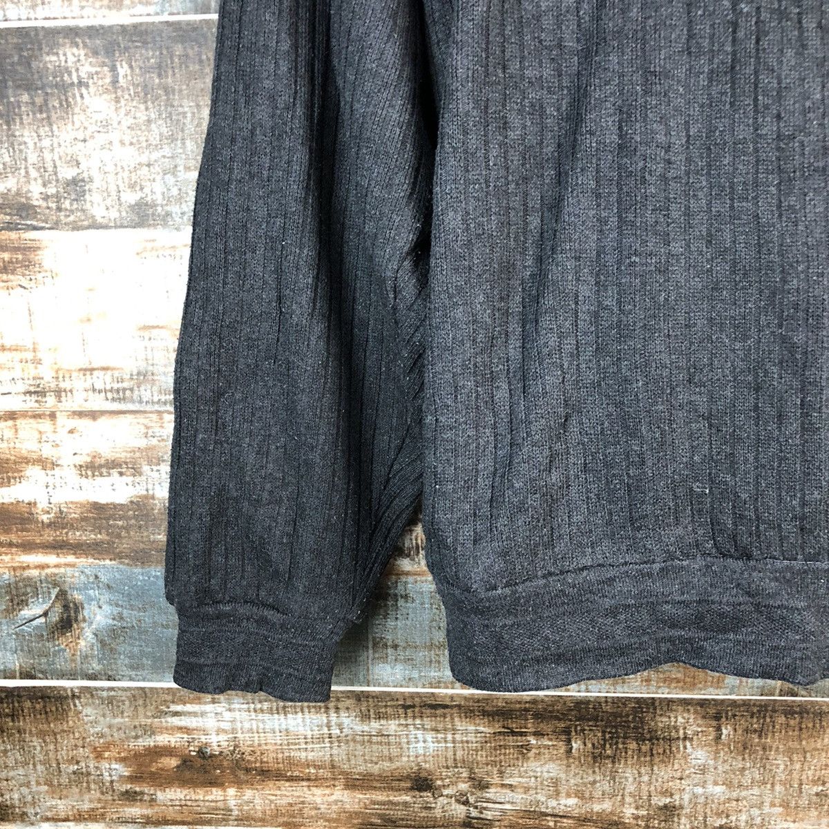 Valentino Valentino Grey vintage Bombers leather Jacket #A2323 Size US M / EU 48-50 / 2 - 14 Thumbnail