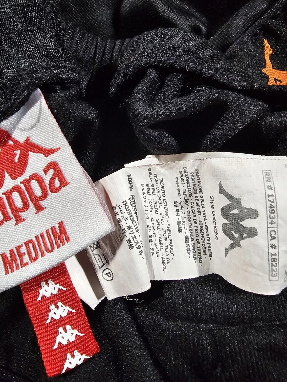 Kappa Kappa Back2back Women Logo Black Straight Fit Sweatpants M Size 32" / US 10 / IT 46 - 9 Thumbnail