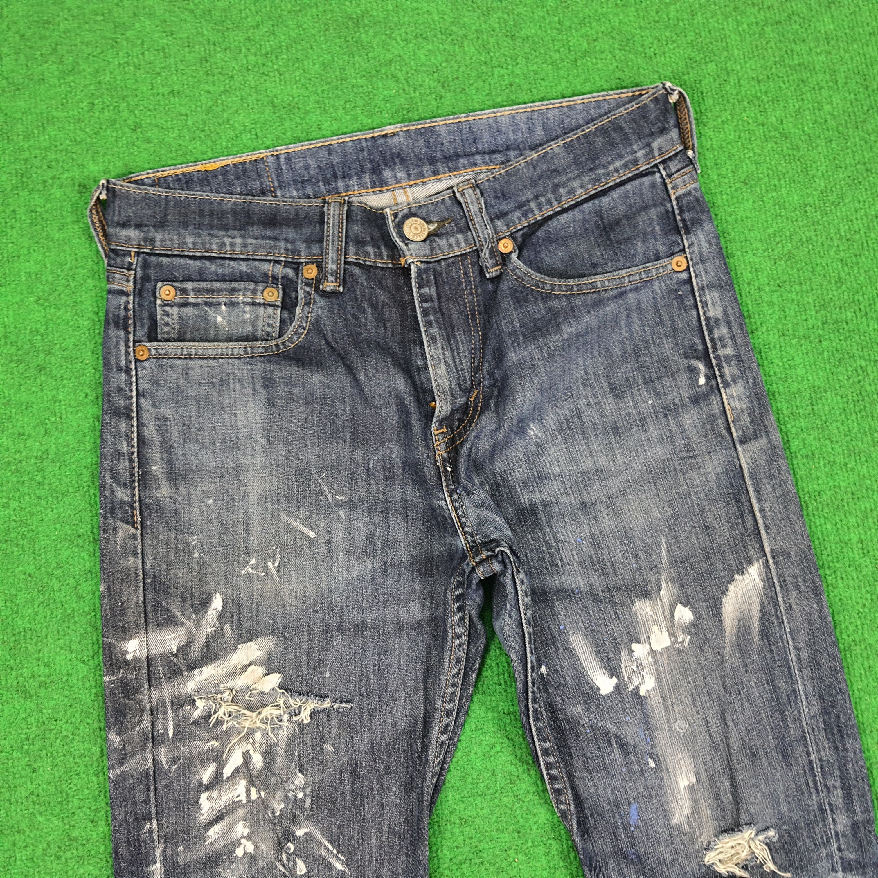 Levi's × Vintage Vintage Levi's 510 Distressed Art American Brand Jean Size US 29 - 2 Thumbnail