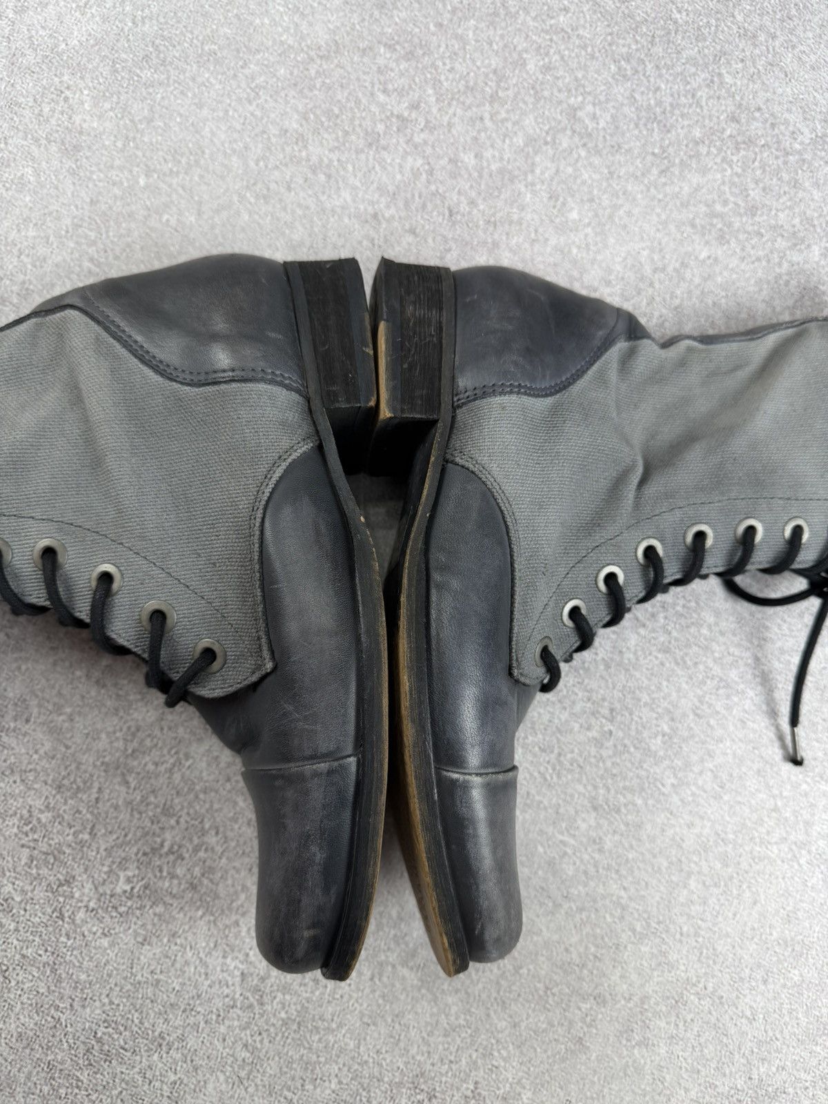Diesel Diesel Distressed Leather Combat Boots Size 38 Size US 8 / IT 38 - 8 Thumbnail
