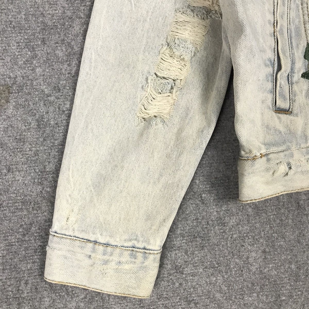 Designer × Zara ZARA MAN DENIM EMBROIDERY DESIGN DISTRESSED JACKET Size US L / EU 52-54 / 3 - 6 Thumbnail