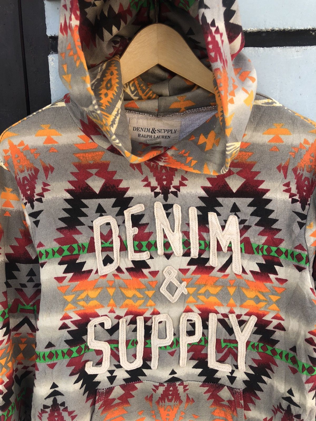 Denim & Supply Ralph Lauren × Hysteric Glamour × Japanese Brand Denim Supply Ralph Lauren Navajo Hoodie Size US S / EU 44-46 / 1 - 5 Thumbnail