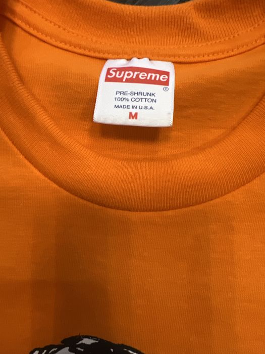 Supreme Freaking Out Tee orange-