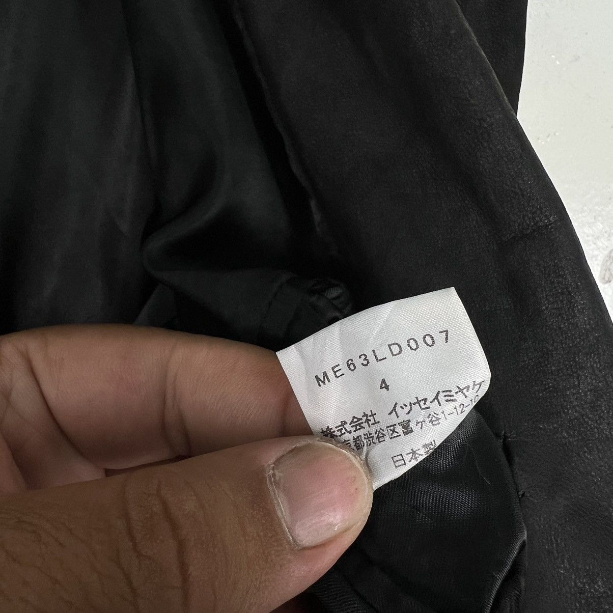 Issey Miyake 🔥VTG ISSEY MIYAKE SHEEPSKIN LEATHER JACKET DOUBLE BREAST Size US M / EU 48-50 / 2 - 16 Thumbnail