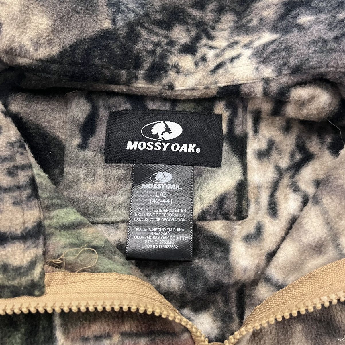 Mossy Oaks × Realtree CRAZY Vintage Fleece Patagonia Style Realtree Realistic Camo Size US XL / EU 56 / 4 - 2 Thumbnail