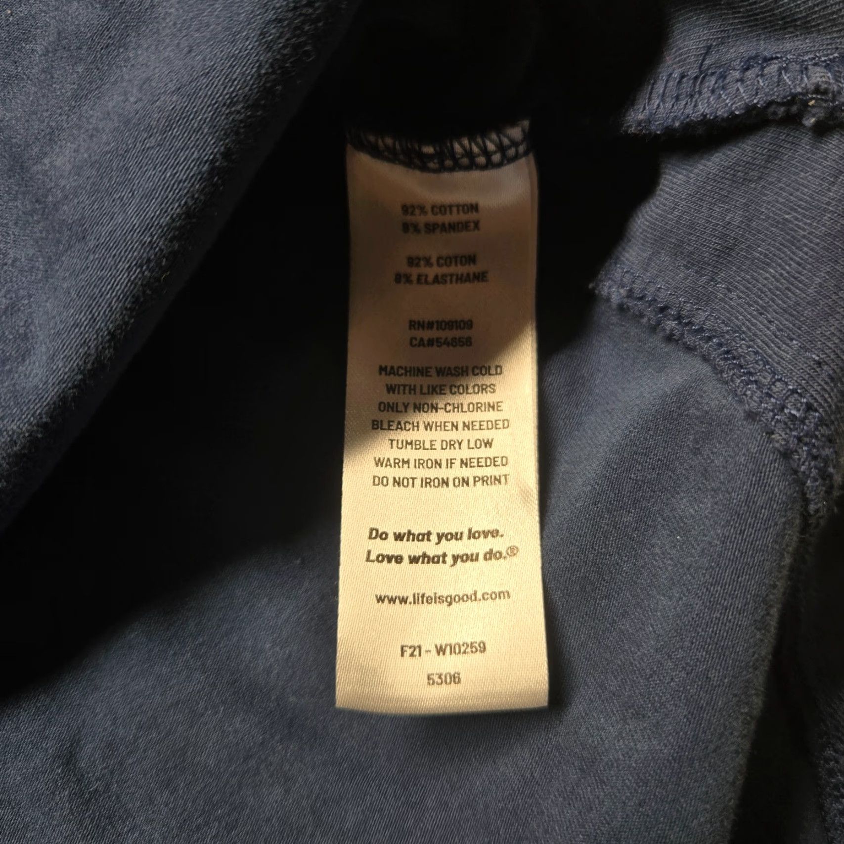 Life is Good VINTAGE Life is Good Hoodie Women M Blue Crusher 4 Way Stretch Logo Hoodie Nature Outdoor Optimist Womens Size M / US 6-8 / IT 42-44 - 7 Thumbnail