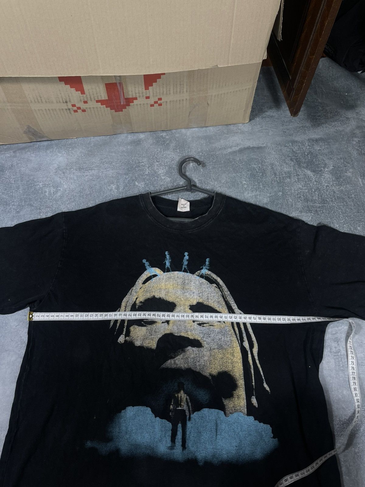 Travis Scott Travis Scott overpint big logo flame tee t-shirt Size US L / EU 52-54 / 3 - 10 Thumbnail