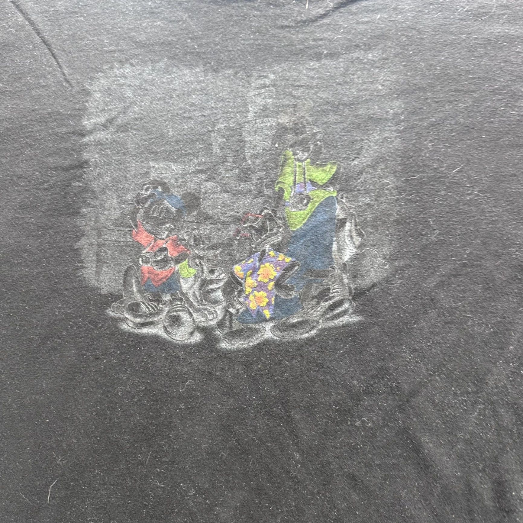 Disney Disney Shirt Mens XL Black Mickey Minnie Goofy Graphic Tee Mickey & Friends Size US XL / EU 56 / 4 - 7 Thumbnail