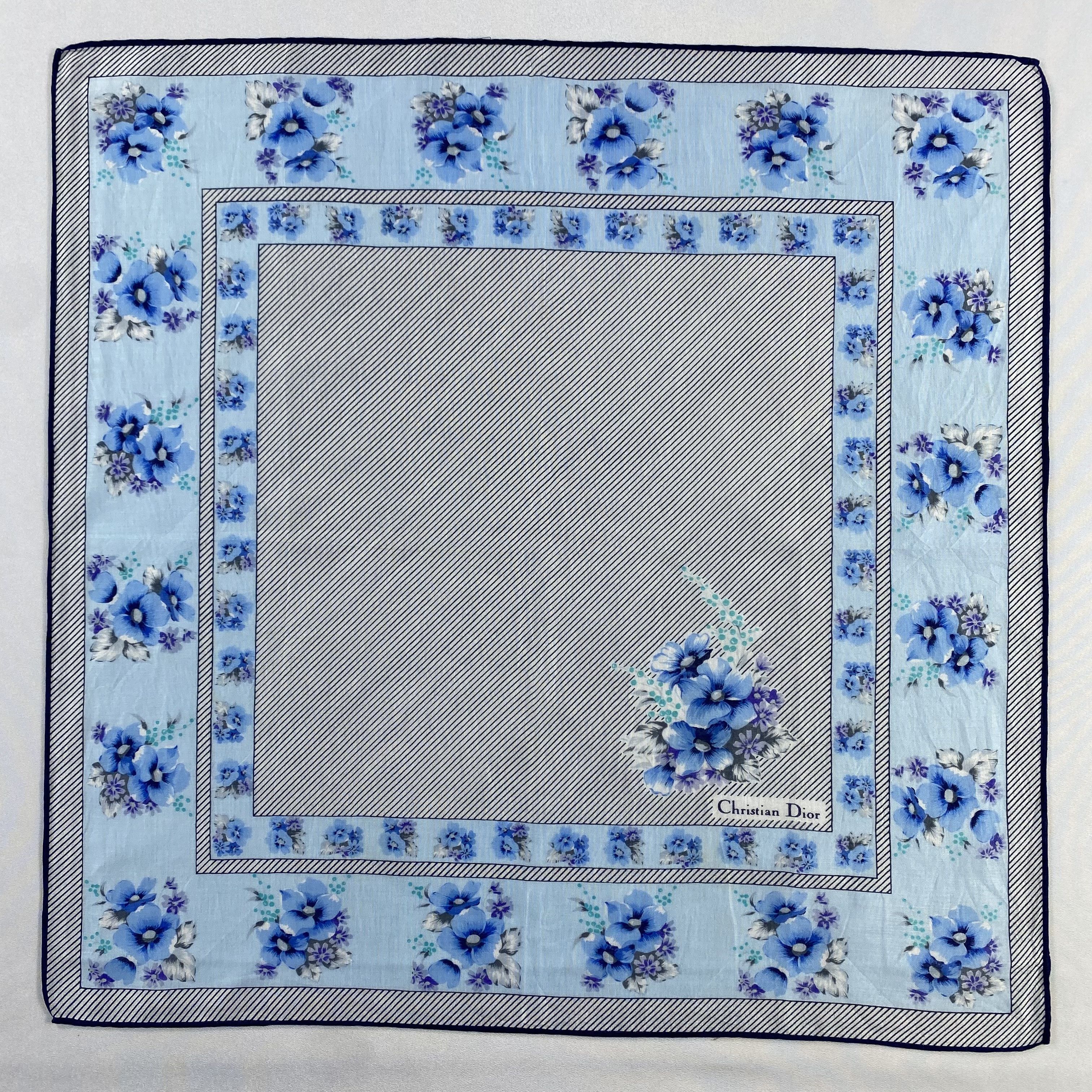 Vintage Christian Dior Monsieur Handkerchief / Neckerchief-P1322 Size ONE SIZE - 1 Thumbnail