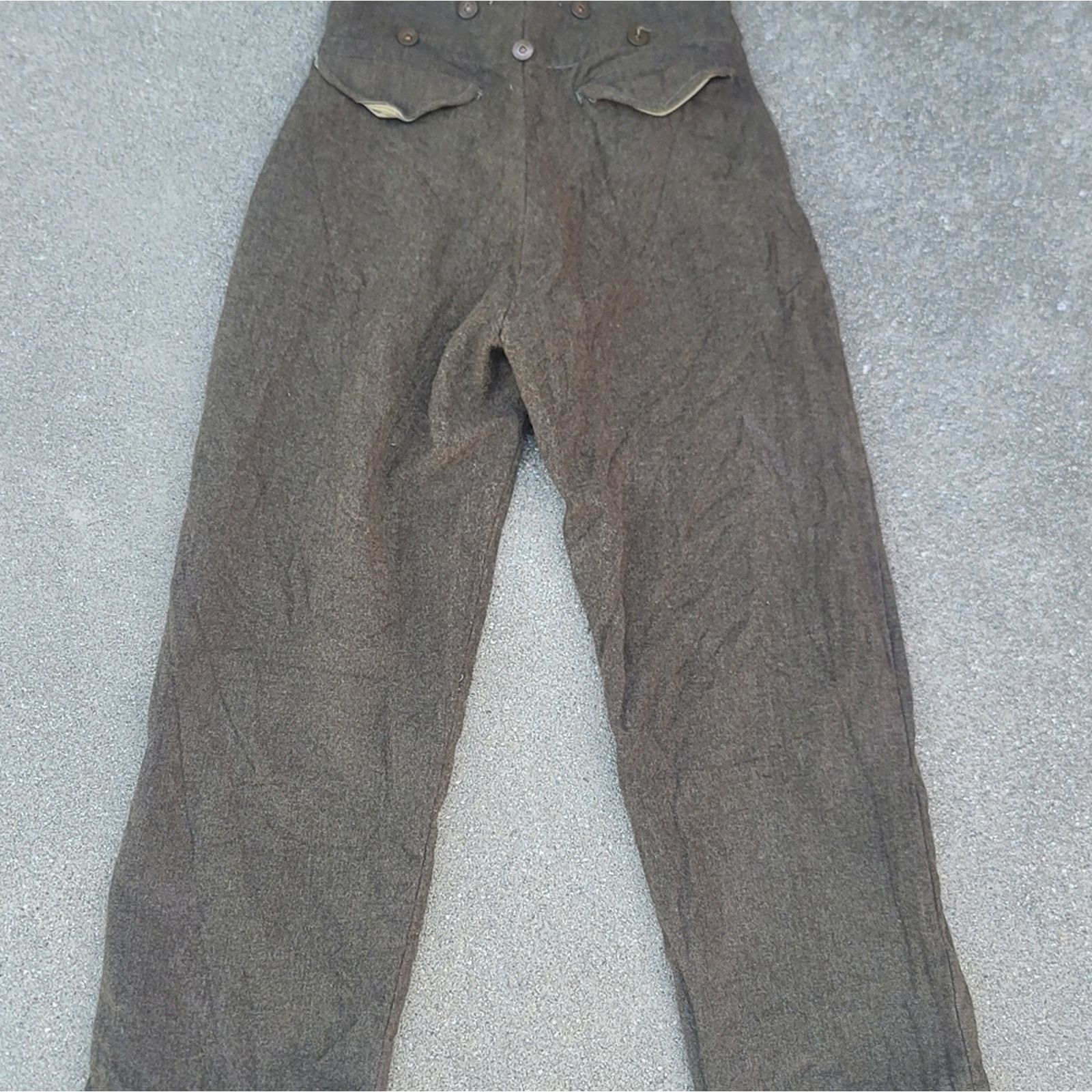 The Unbranded Brand Vtg 1957 Miller & Gabbe Limited Canadian Army Wool Pants Size 26" / US 2 / IT 38 - 4 Thumbnail