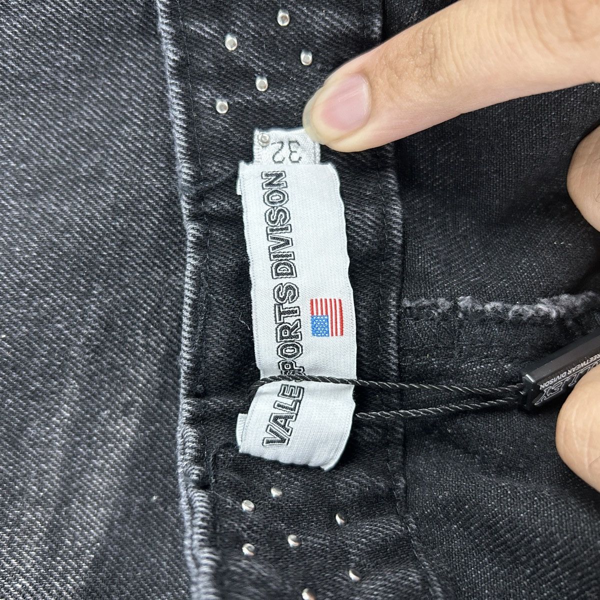Vale Vale Tsunami Crystal Denim Black Size US 32 / EU 48 - 3 Thumbnail