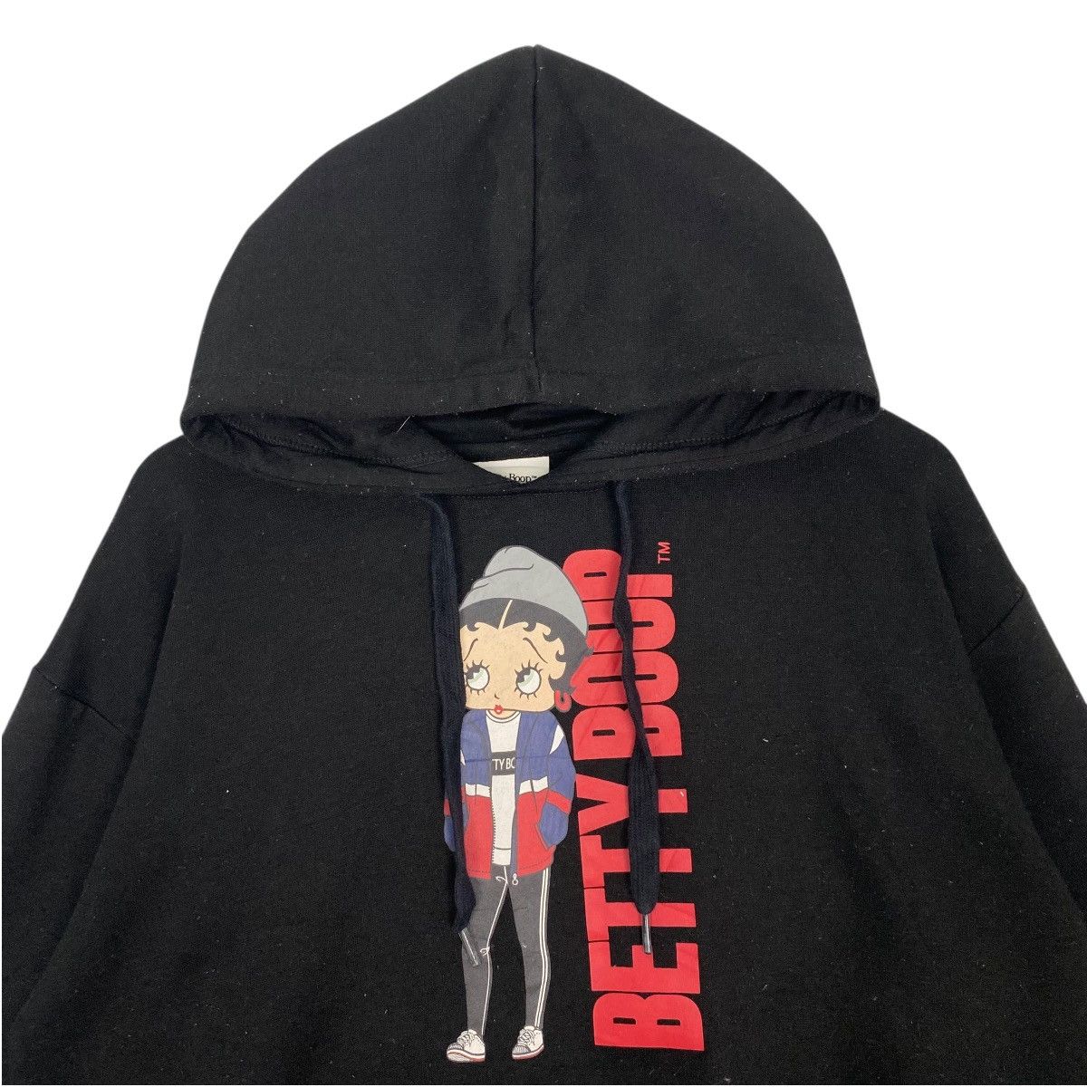 Vintage Vintage Betty Boop Printed Hoodie Sweater Black Size L Size US L / EU 52-54 / 3 - 4 Thumbnail