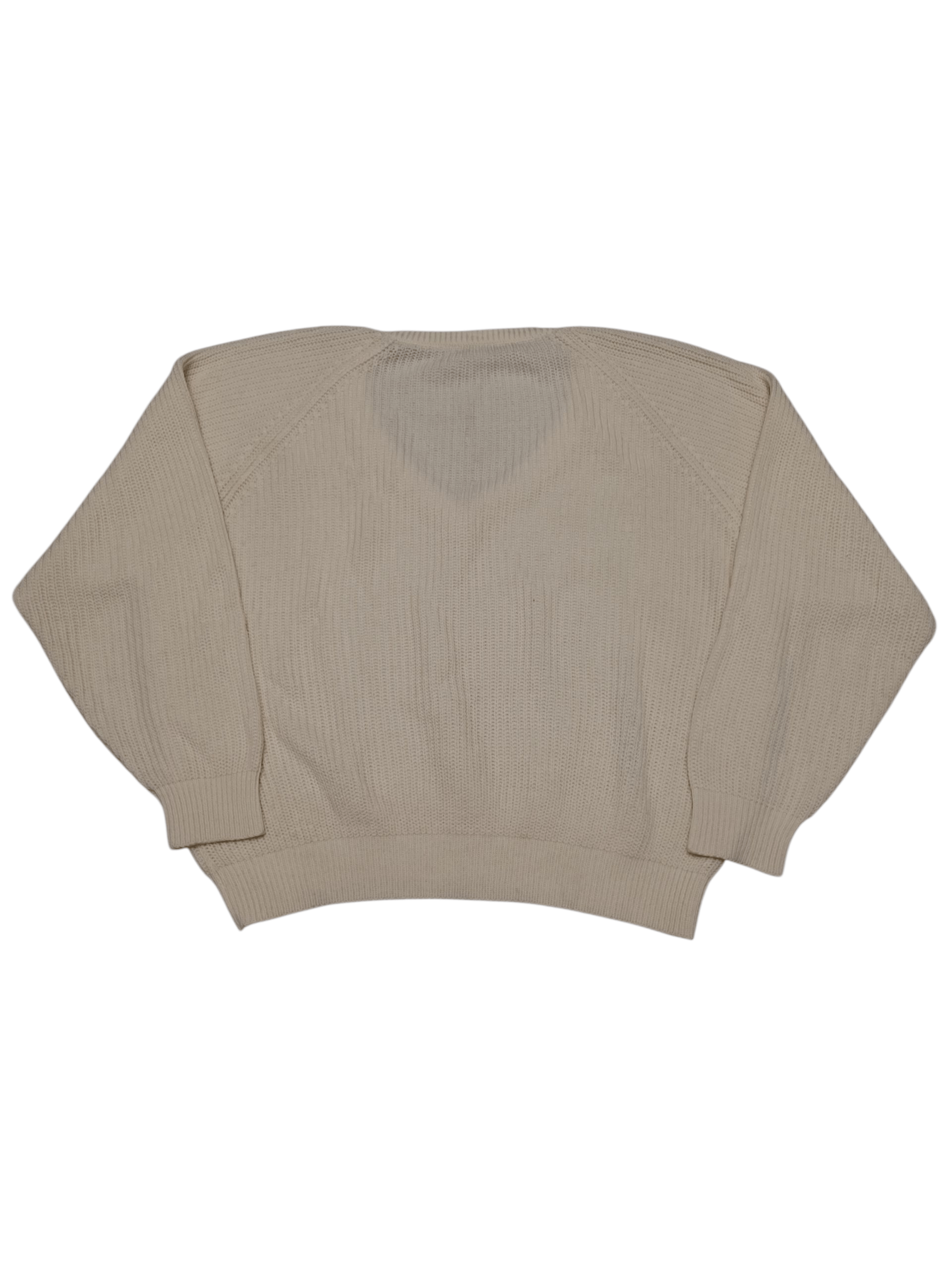 Lacoste LACOSTE VINTAGE 80S V-NECK LUXURY OLDMONEY SWEATER Size US M / EU 48-50 / 2 - 3 Thumbnail
