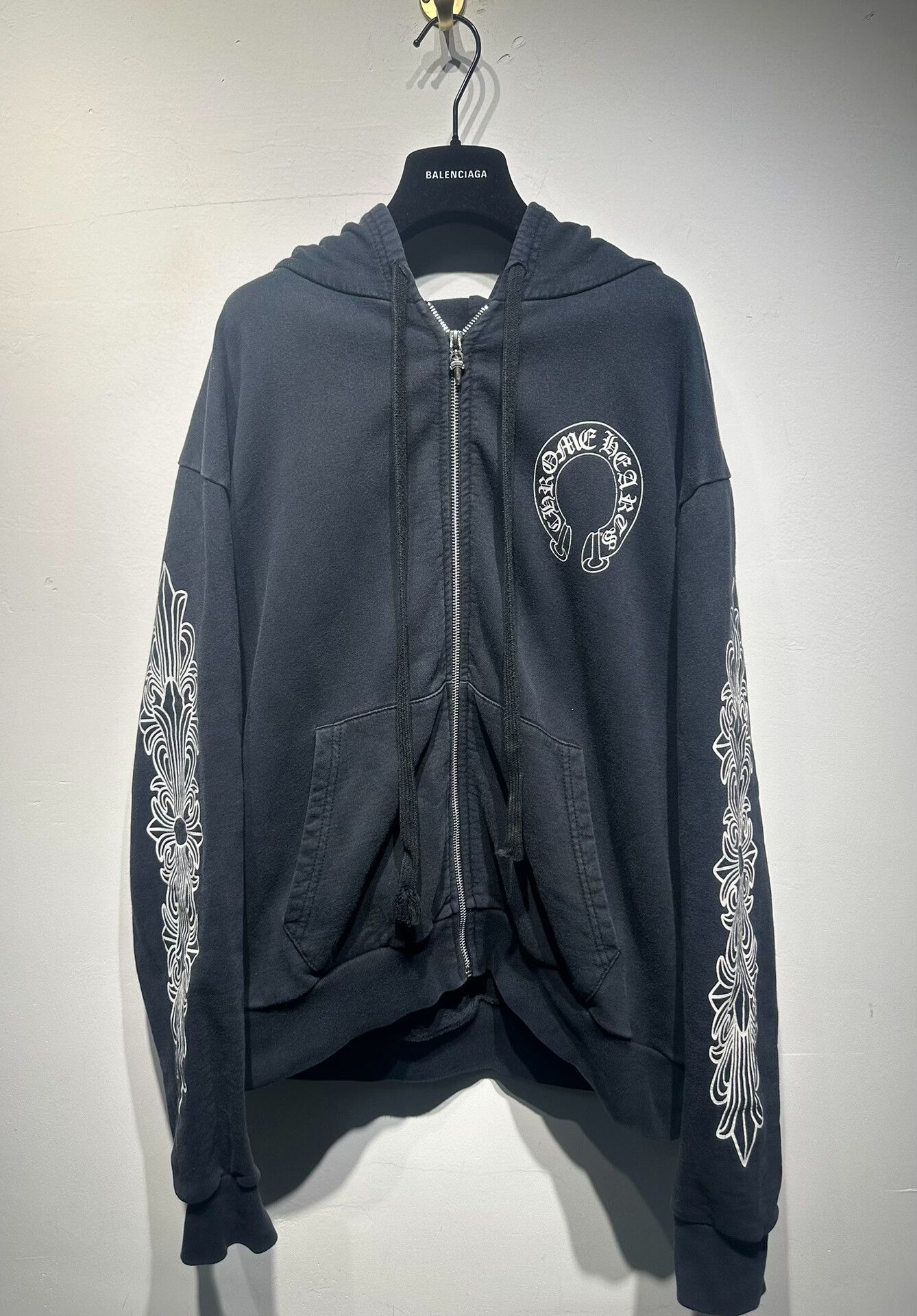 Chrome Hearts Chrome Hearts Black Zip-Up Hoodie Size US S / EU 44-46 / 1 - 1 Thumbnail