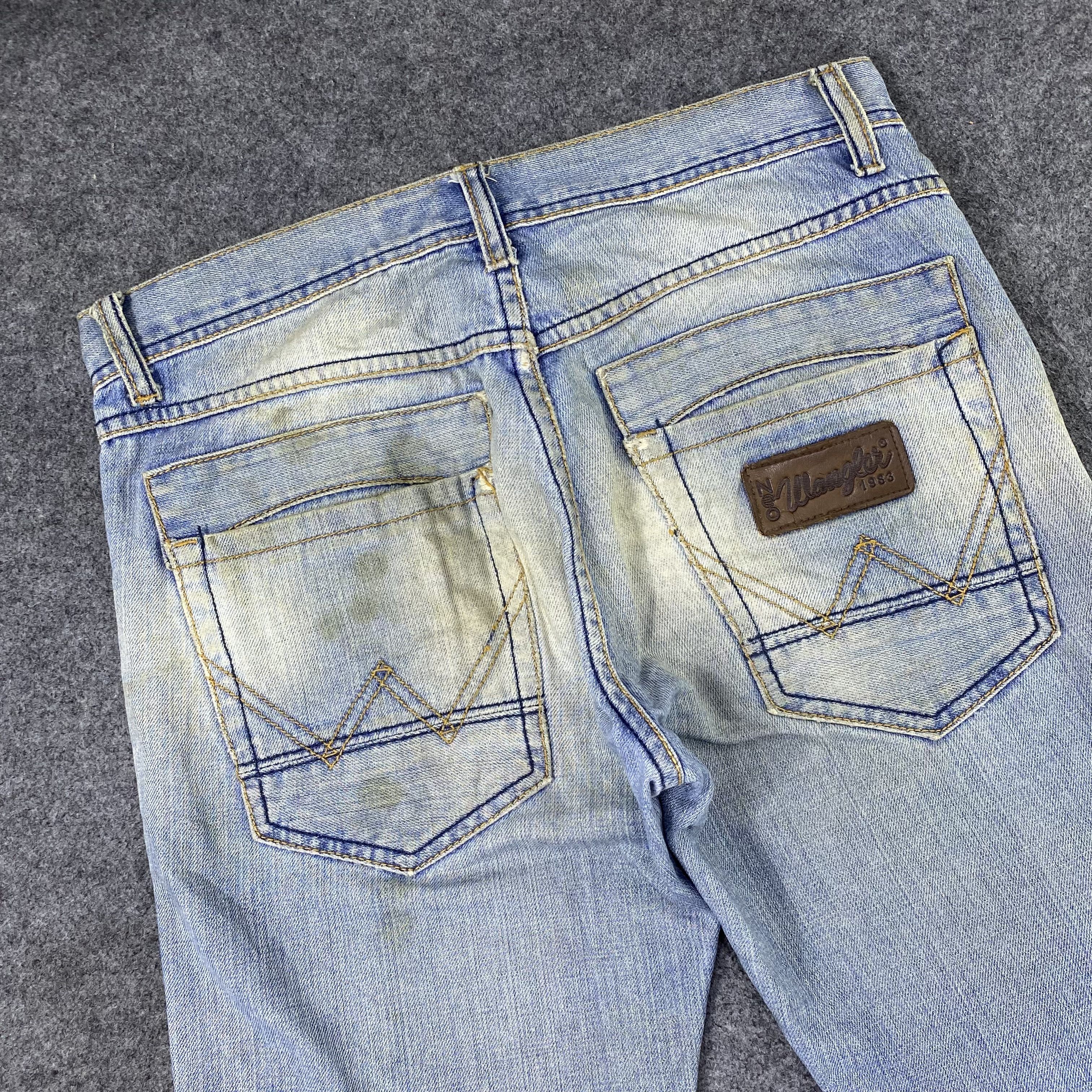 Jean × Vintage × Wrangler Vintage Wrangler Distressed Blue Wash Jean-J1189 Size US 32 / EU 48 - 6 Thumbnail