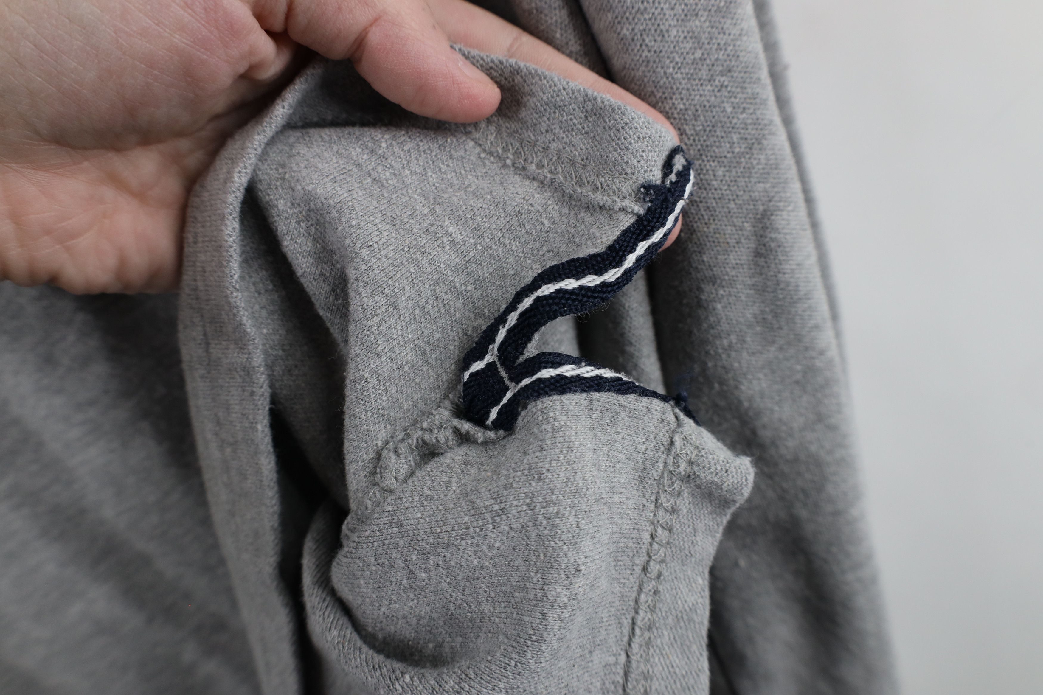 Vintage Streetwear Pique Cotton Long Sleeve Rugby Polo Shirt Gray Size US L / EU 52-54 / 3 - 5 Thumbnail