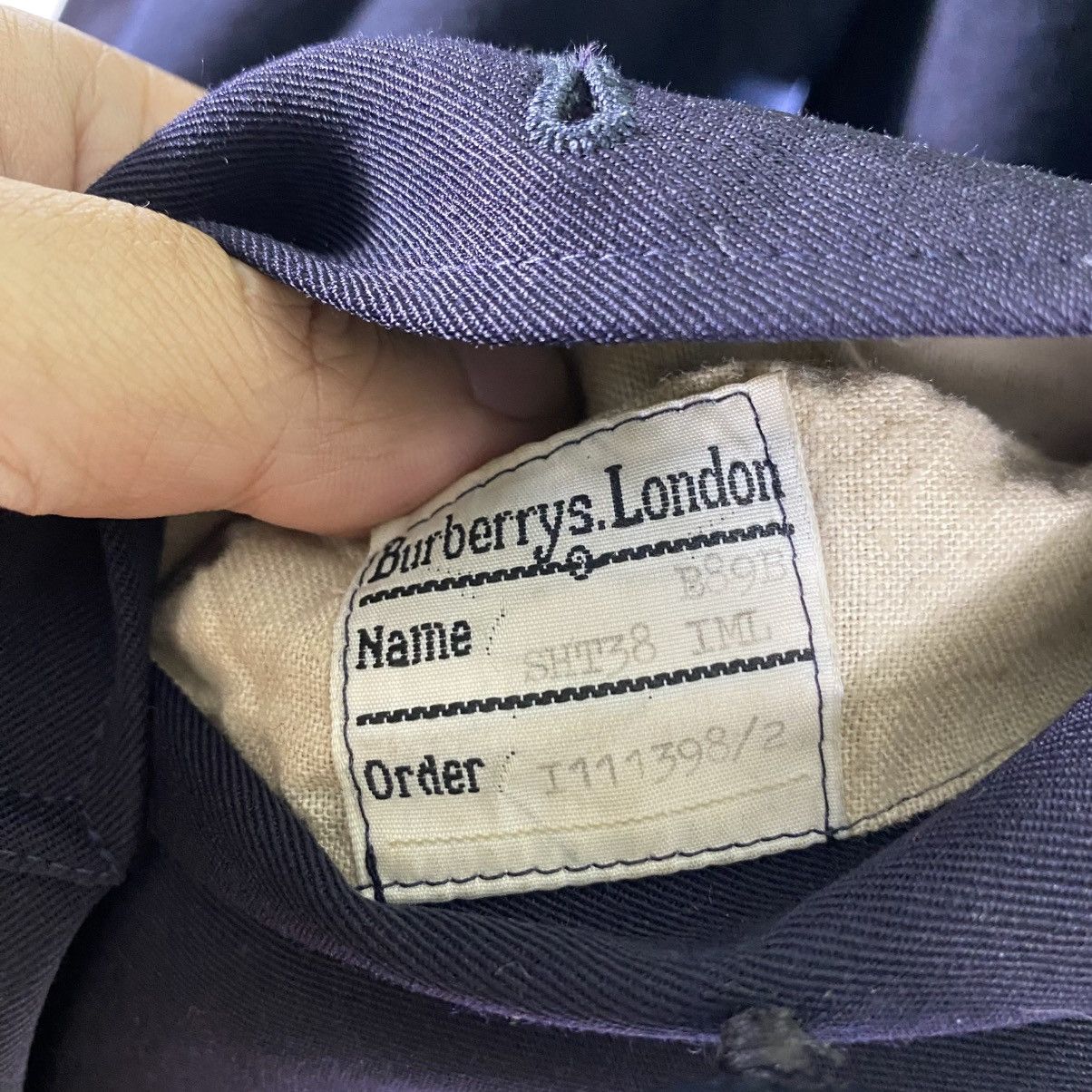 Burberry × Burberry Prorsum Vintage Burberrys Trench Coat Size M/L Blue Black Colour Size US L / EU 52-54 / 3 - 9 Thumbnail