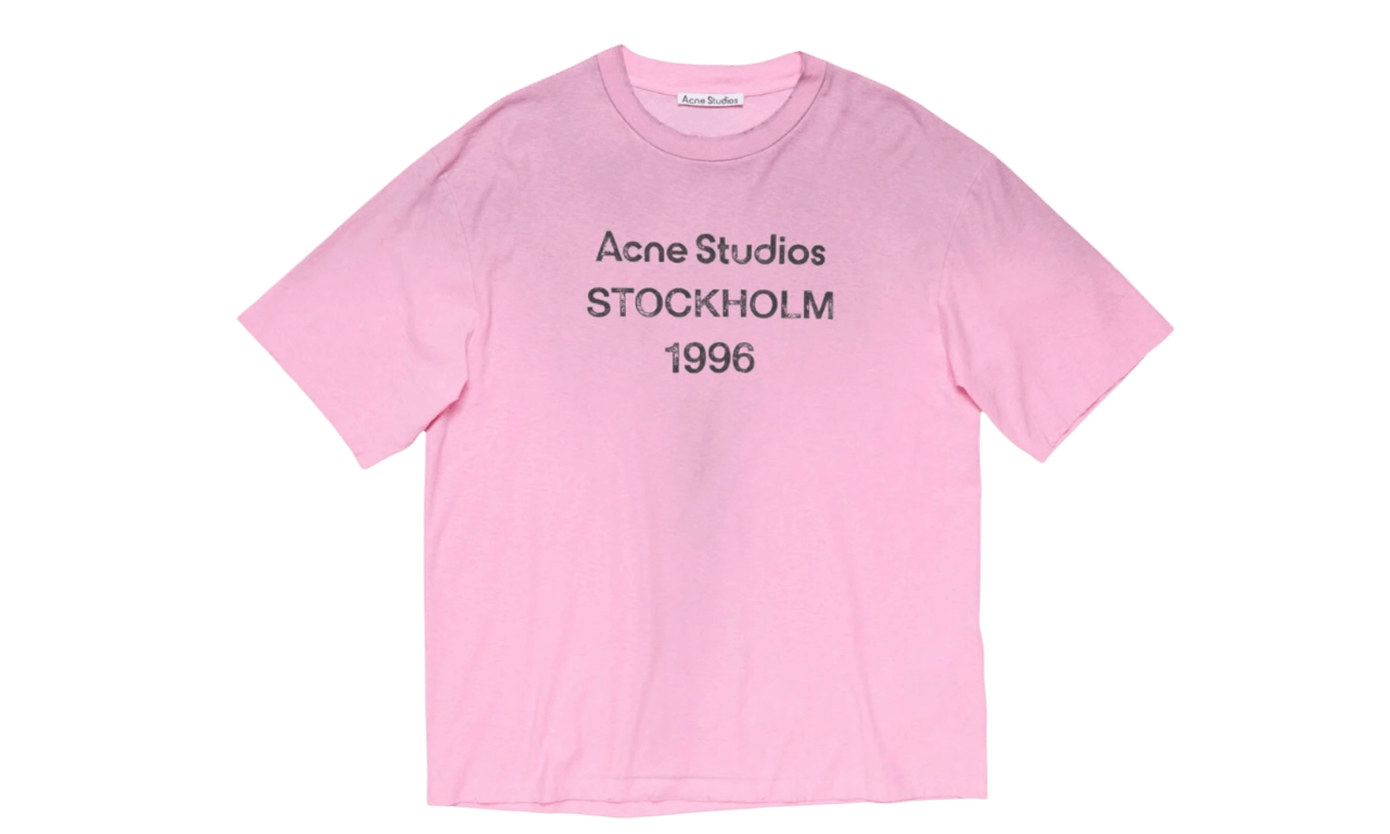 Sprayed Cotton Candy Pink Logo T-Shirt, Men's (Size Xs)