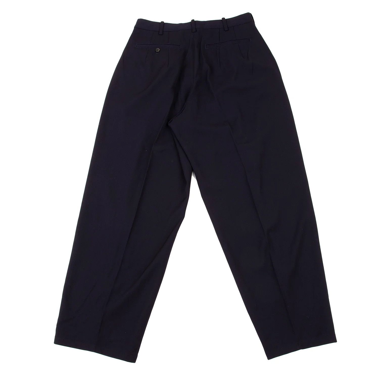 Yohji Yamamoto Yohji Yamamoto Wool Gabardine Tapered Pants Size US 34 / EU 50 - 13 Thumbnail