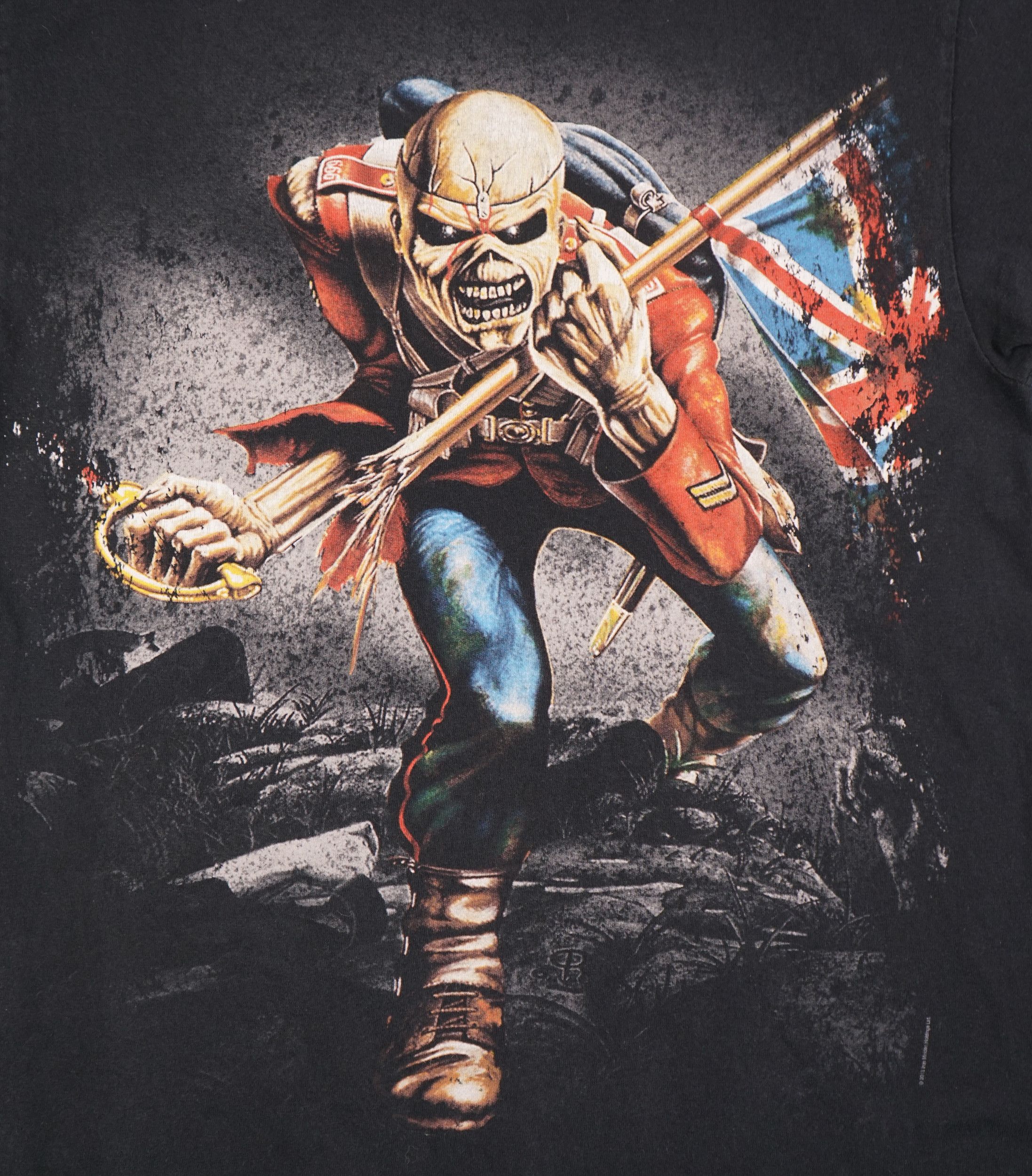 Band Tees × Vintage Vintage 2015 Iron Maiden The Trooper T-Shirt Size US M / EU 48-50 / 2 - 2 Thumbnail