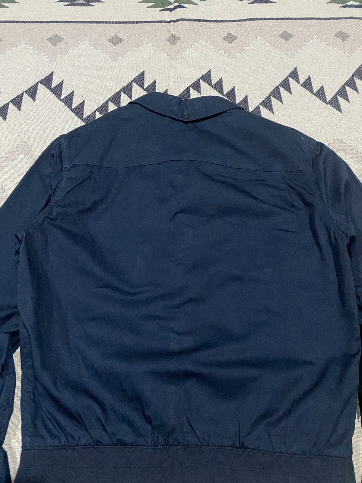 Lemaire × Uniqlo 2000s UNIQLO CHRISTOPHER LEMAIRE COTTON NAVY LIGHT JACKET Size US S / EU 44-46 / 1 - 12 Thumbnail