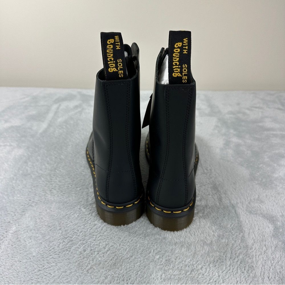 Dr. Martens Dr Martens NWT 1490 Smooth Black Leather Mid Calf Boots 6 U Size US 8 / IT 38 - 7 Thumbnail