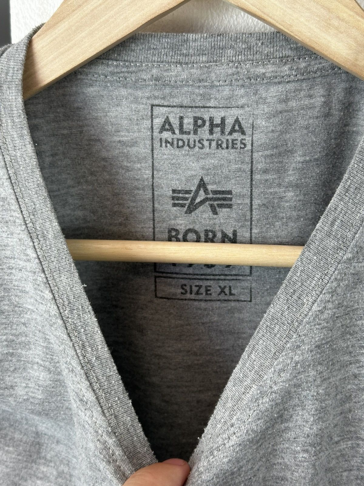 Alpha Industries Alpha Industries Big Logo Tee Shirt Size US XL / EU 56 / 4 - 7 Thumbnail