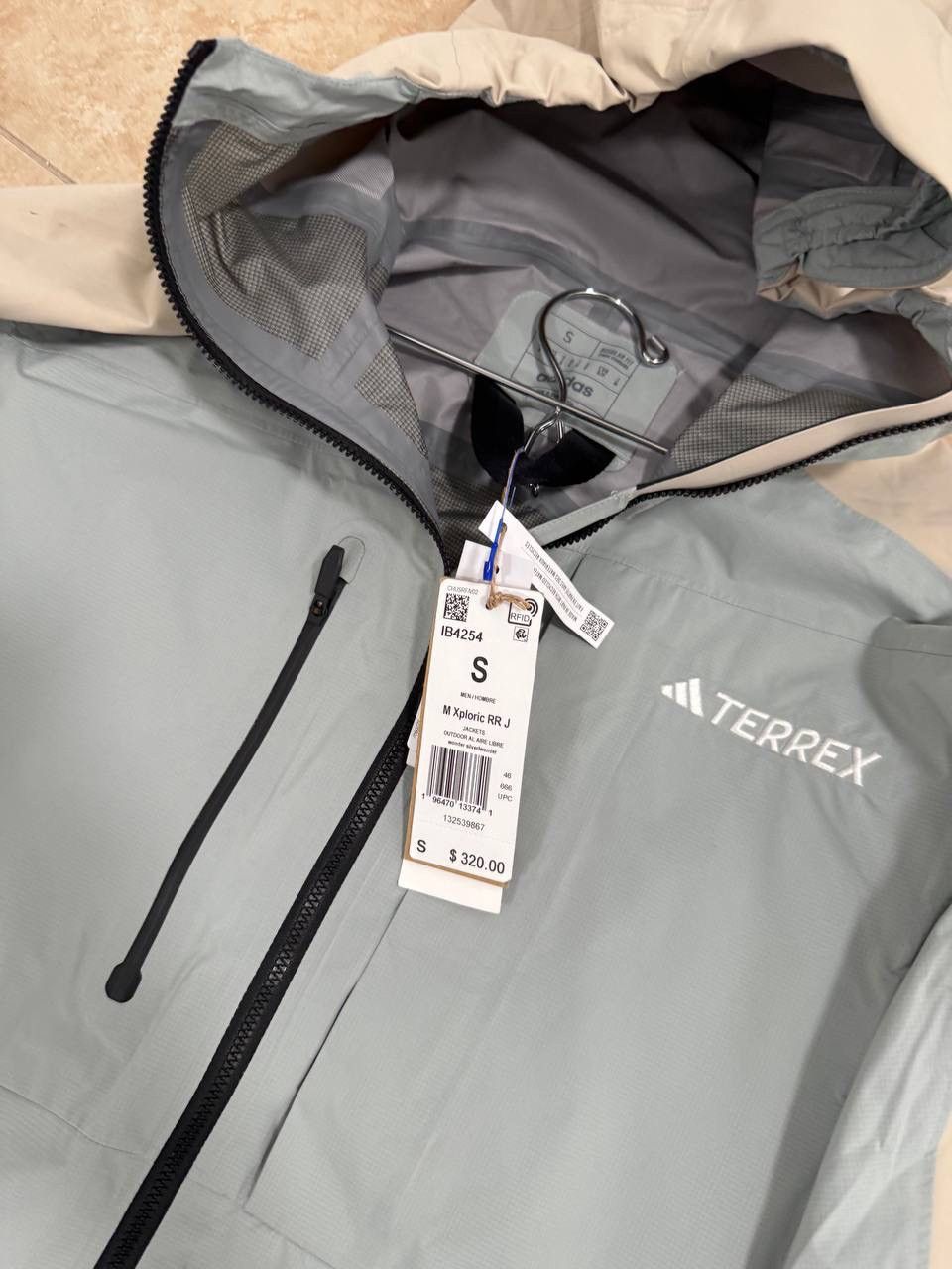 Adidas Adidas Terrex Xploric Rain RDY Hiking Jacket Men's Small Size US S / EU 44-46 / 1 - 2 Thumbnail