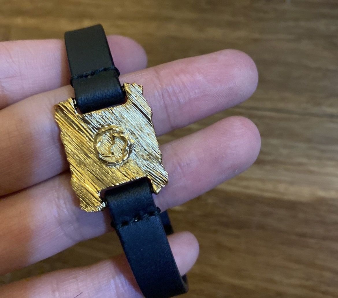 Gucci Gucci metal and leather bracelet Size ONE SIZE - 2 Thumbnail