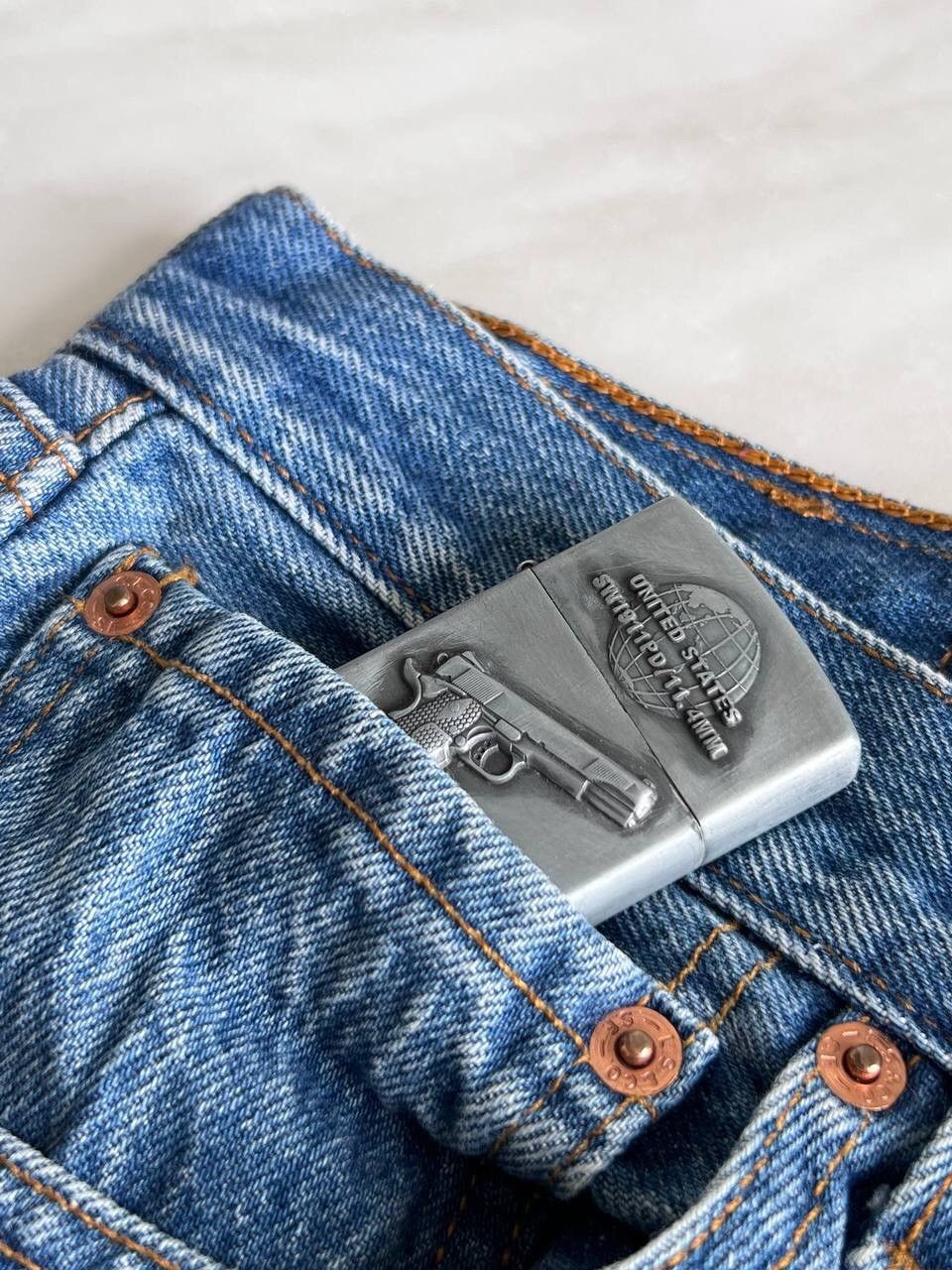 Japanese Brand × Vintage Y2K ELEGANCE PISTOL GUN GEOMETRIC METAL PUNK ROCK LIGHTER Size ONE SIZE - 11 Thumbnail