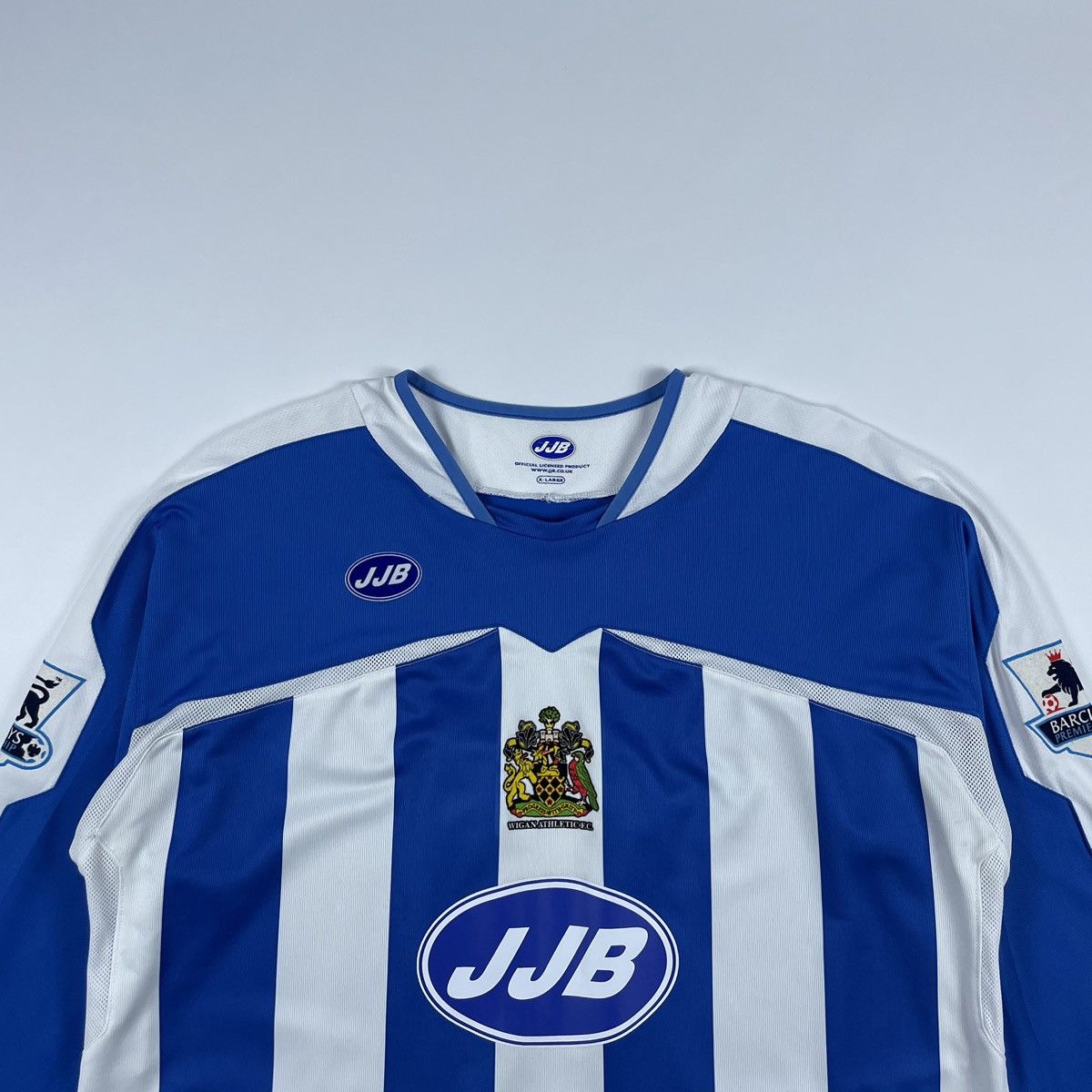 Vintage Wigan Athletic JJB Lee Henry McCulloch #11 Soccer Longsleev Size US XL / EU 56 / 4 - 4 Thumbnail