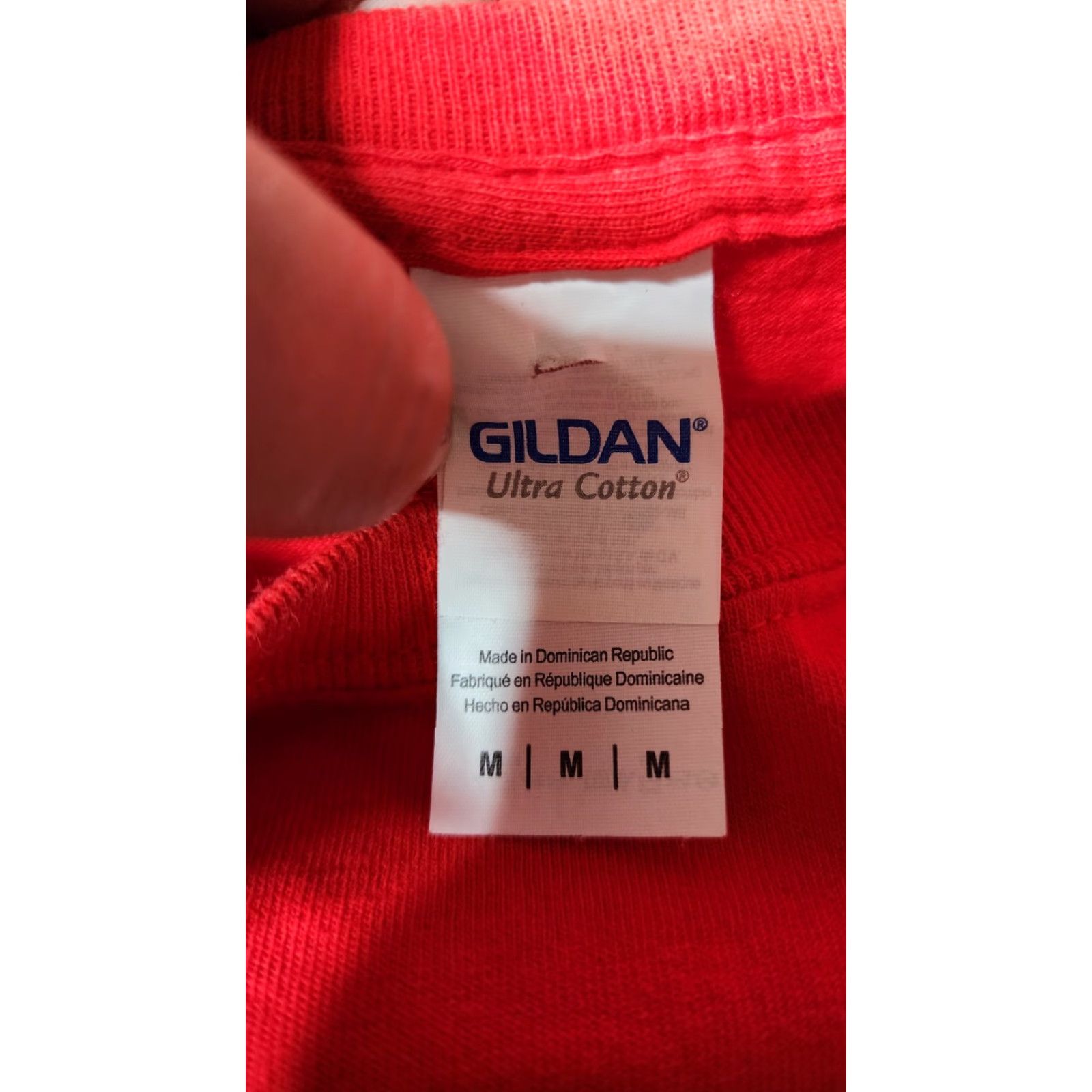 Gildan Gildan Men's M Red Short Sleeve Crew Neck T-Shirt "Getting Piggy With It" Classic American Logo Size US M / EU 48-50 / 2 - 5 Thumbnail