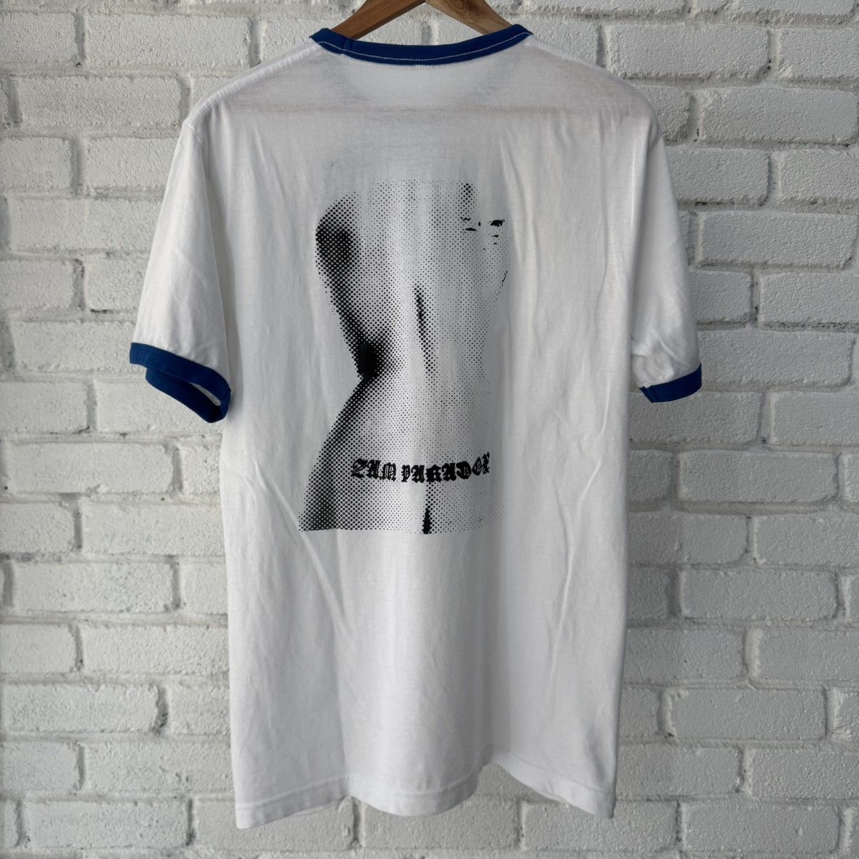 Japanese Brand Naked Print Ringer Tee Size US L / EU 52-54 / 3 - 4 Thumbnail