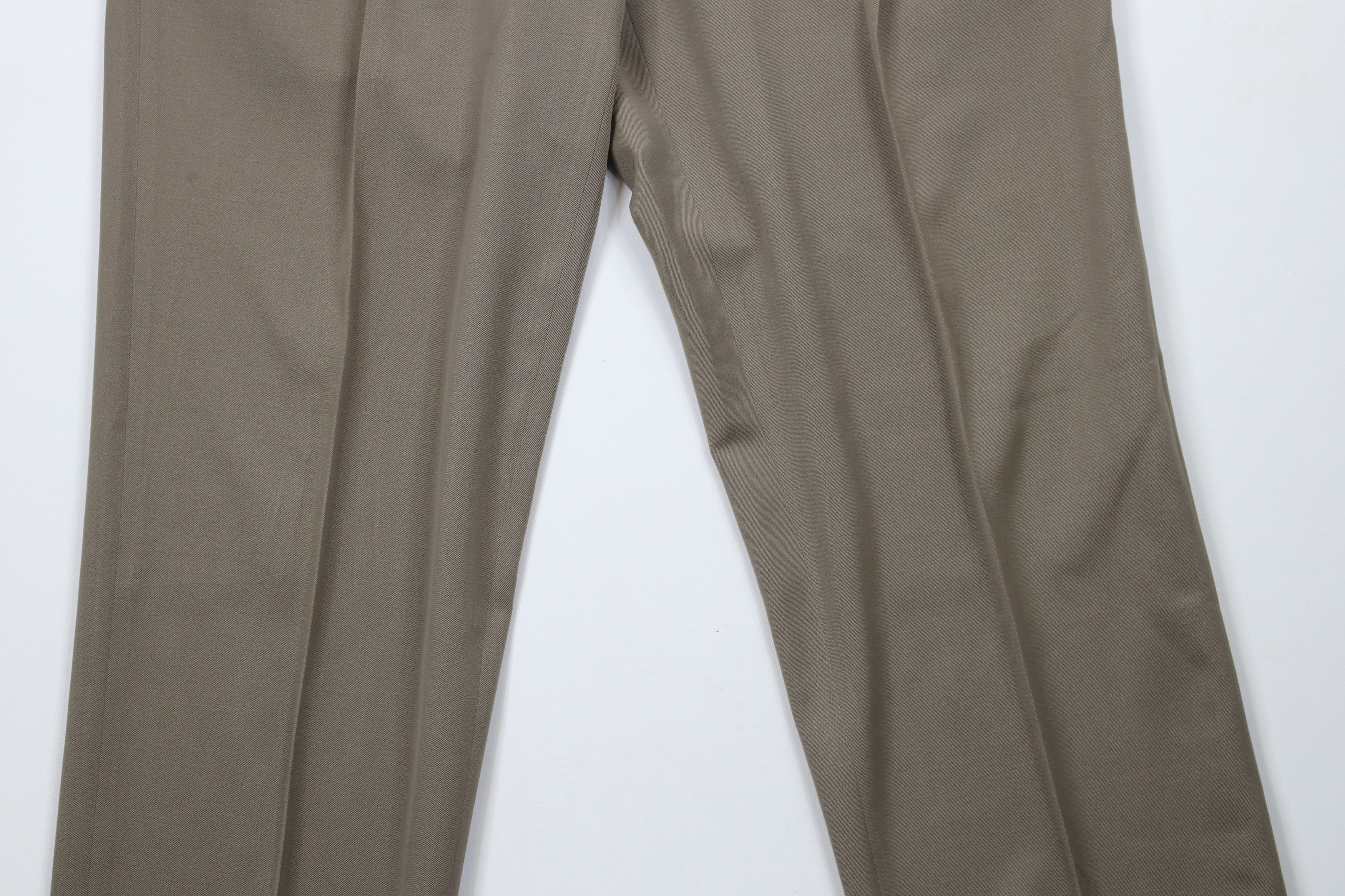 Brooks Brothers × Vintage Vintage 90s Brooks Brothers Cuffed Wide Leg Chino Pants Size US 34 / EU 50 - 3 Thumbnail