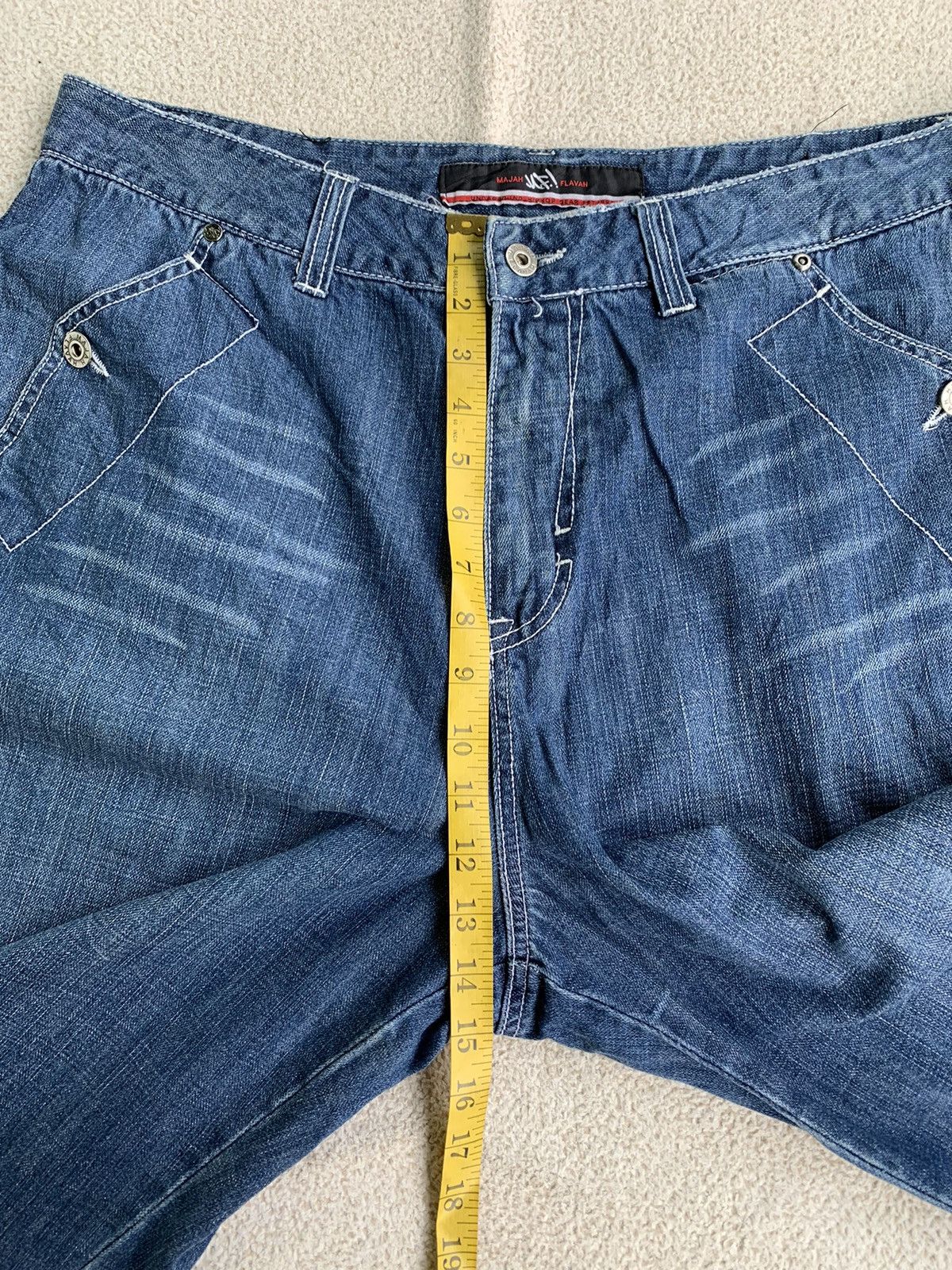 Vintage vtg 00s majah flavah baggy short pants Size US 36 / EU 52 - 16 Thumbnail