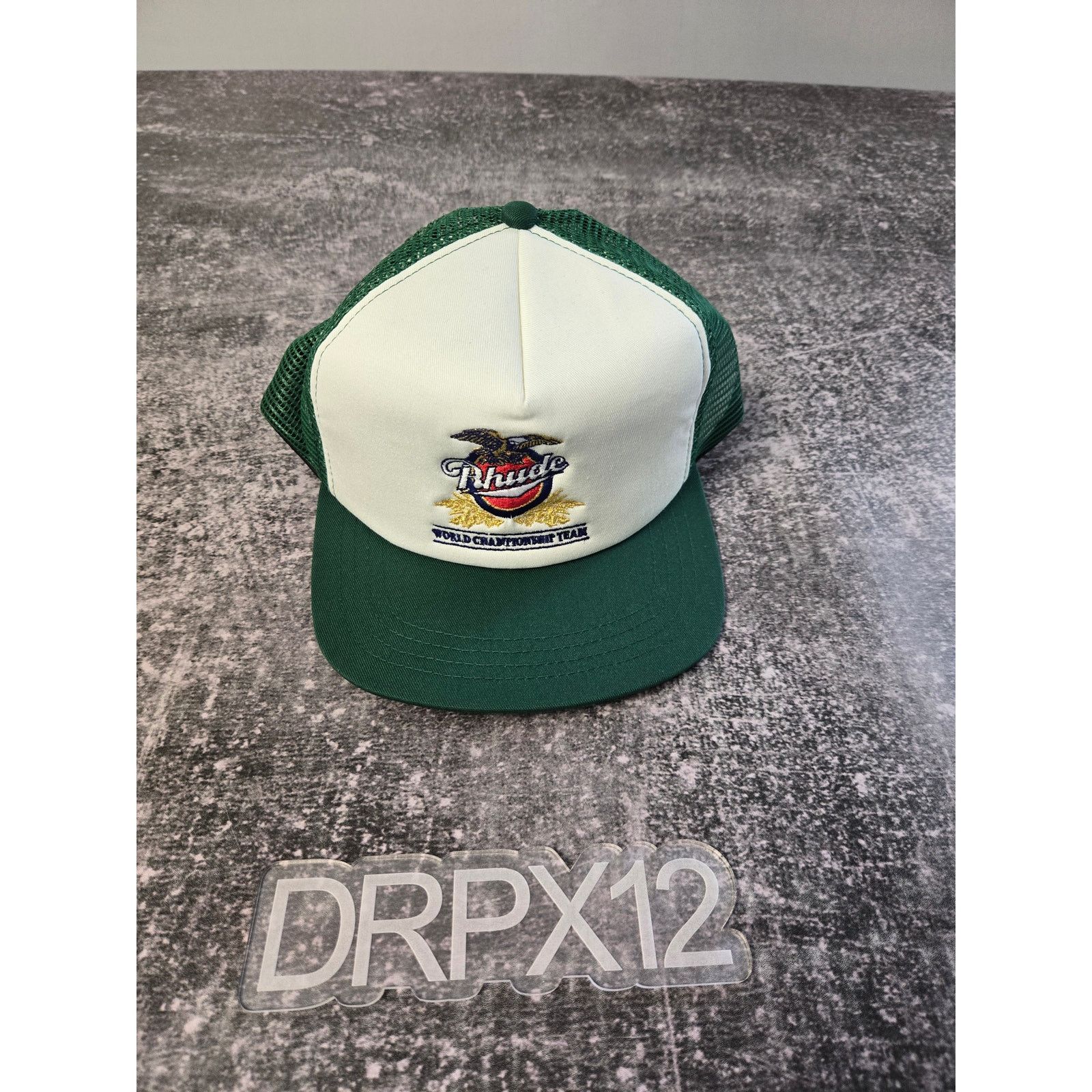 Rhude RHUDE Eagle Dream Green Trucker Hat O/S New! Size ONE SIZE - 1 Thumbnail