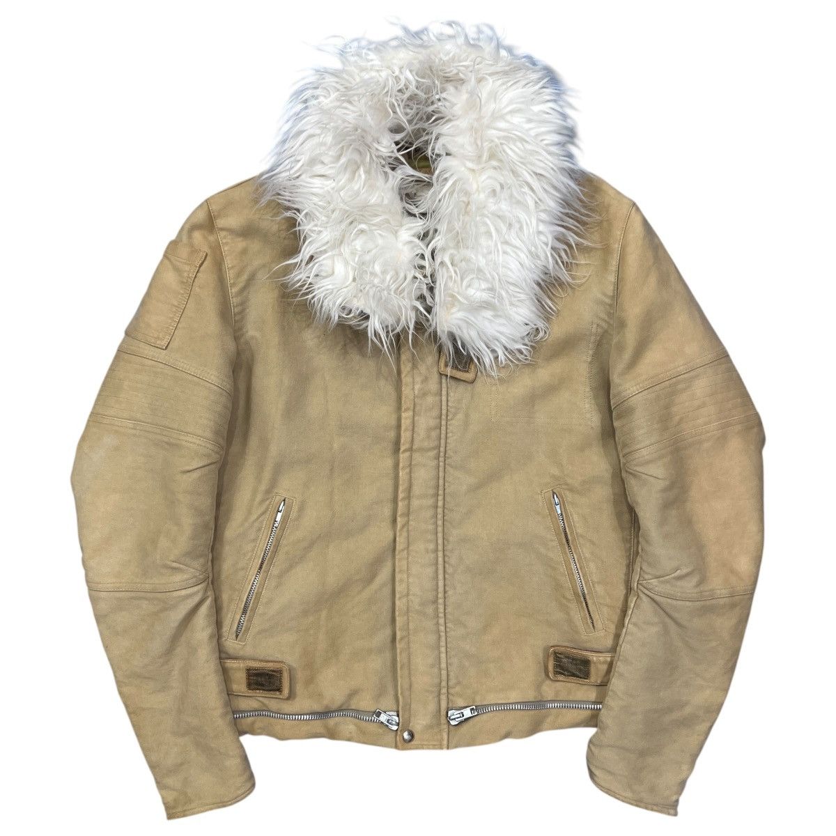 99 FW 本人期 astro biker archive ジャケット 50 A/W 1999 Helmut Lang Moleskin Astro Biker Jacket