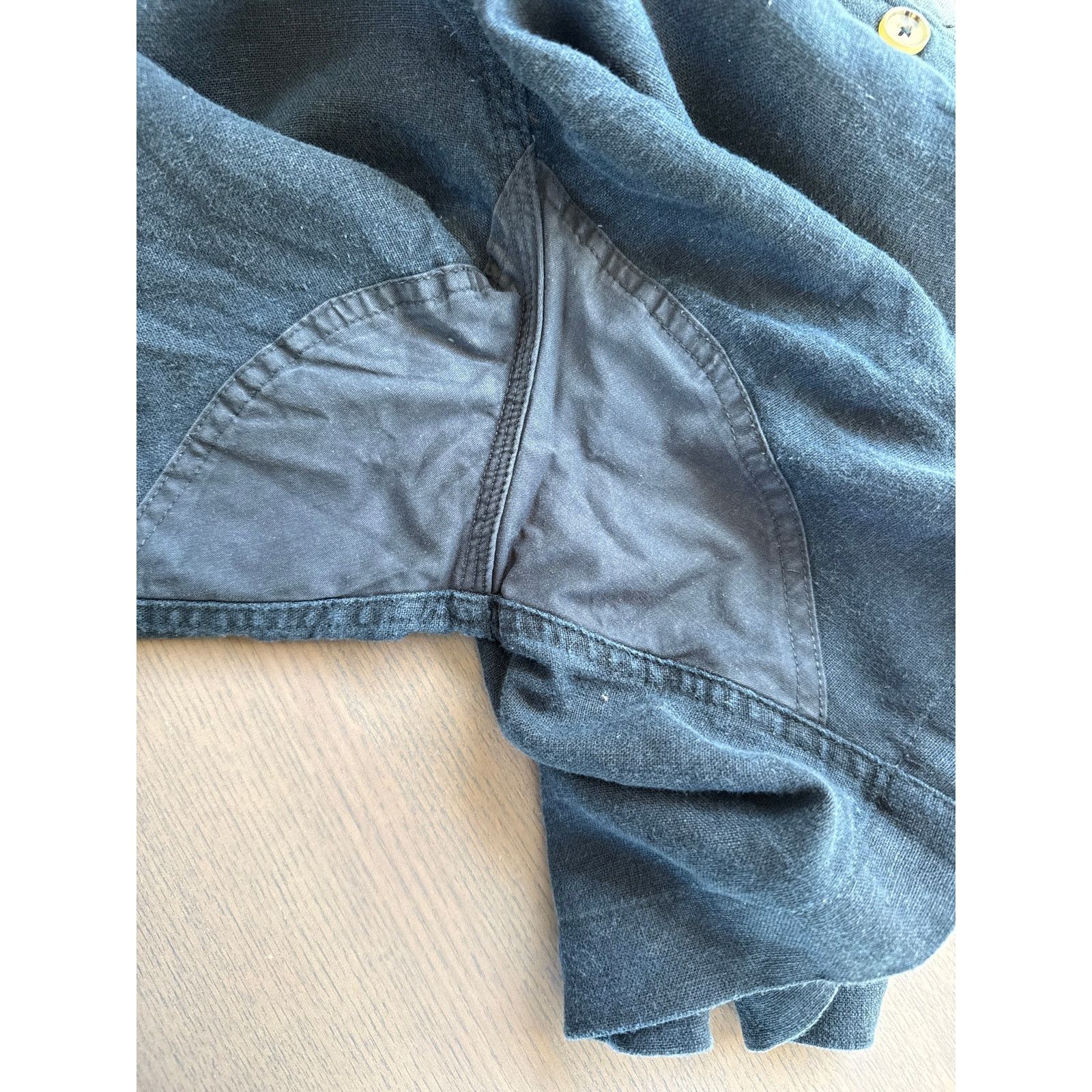 Venroy Venroy Flat Front Linen Shorts in Navy Blue Size 38 Size US 38 / EU 54 - 3 Thumbnail