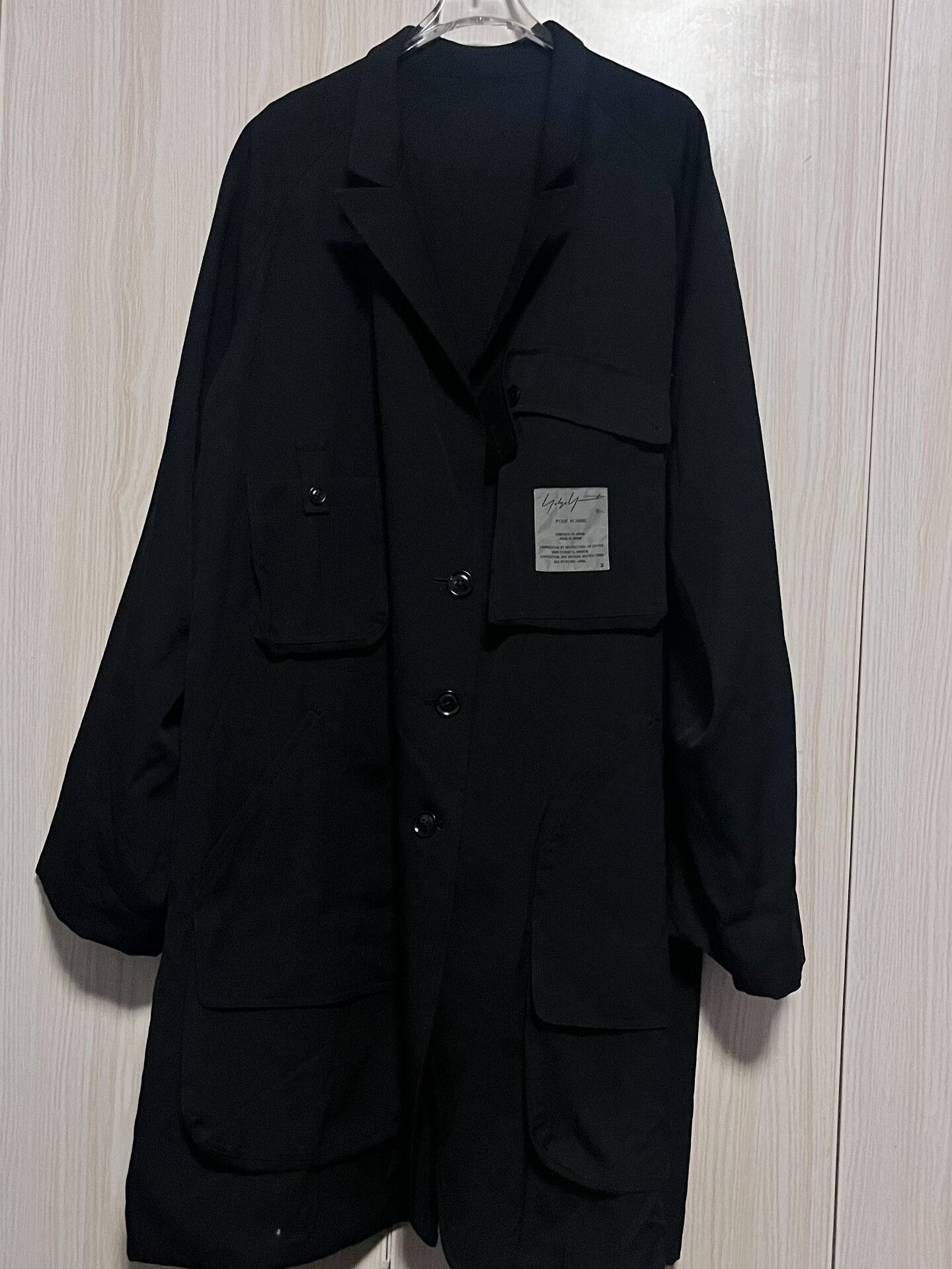 Yohji Yamamoto Yohji Yamamoto Black Double-Sided Coat Size US M / EU 48-50 / 2 - 1 Thumbnail
